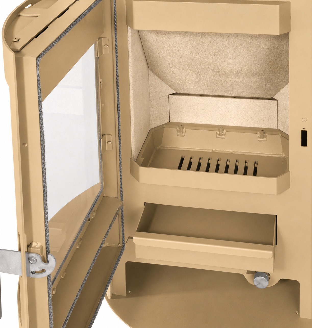 Hanseatic Kaminofen »PARMA Stahl beige«