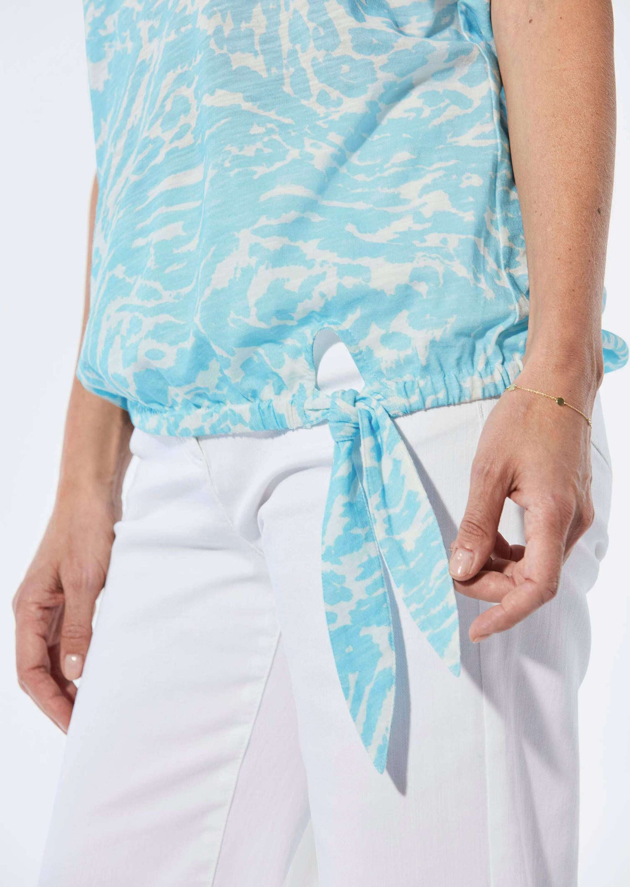 GOLDNER Kurzarmshirt »Shirt mit U-Boot-Ausschnitt«