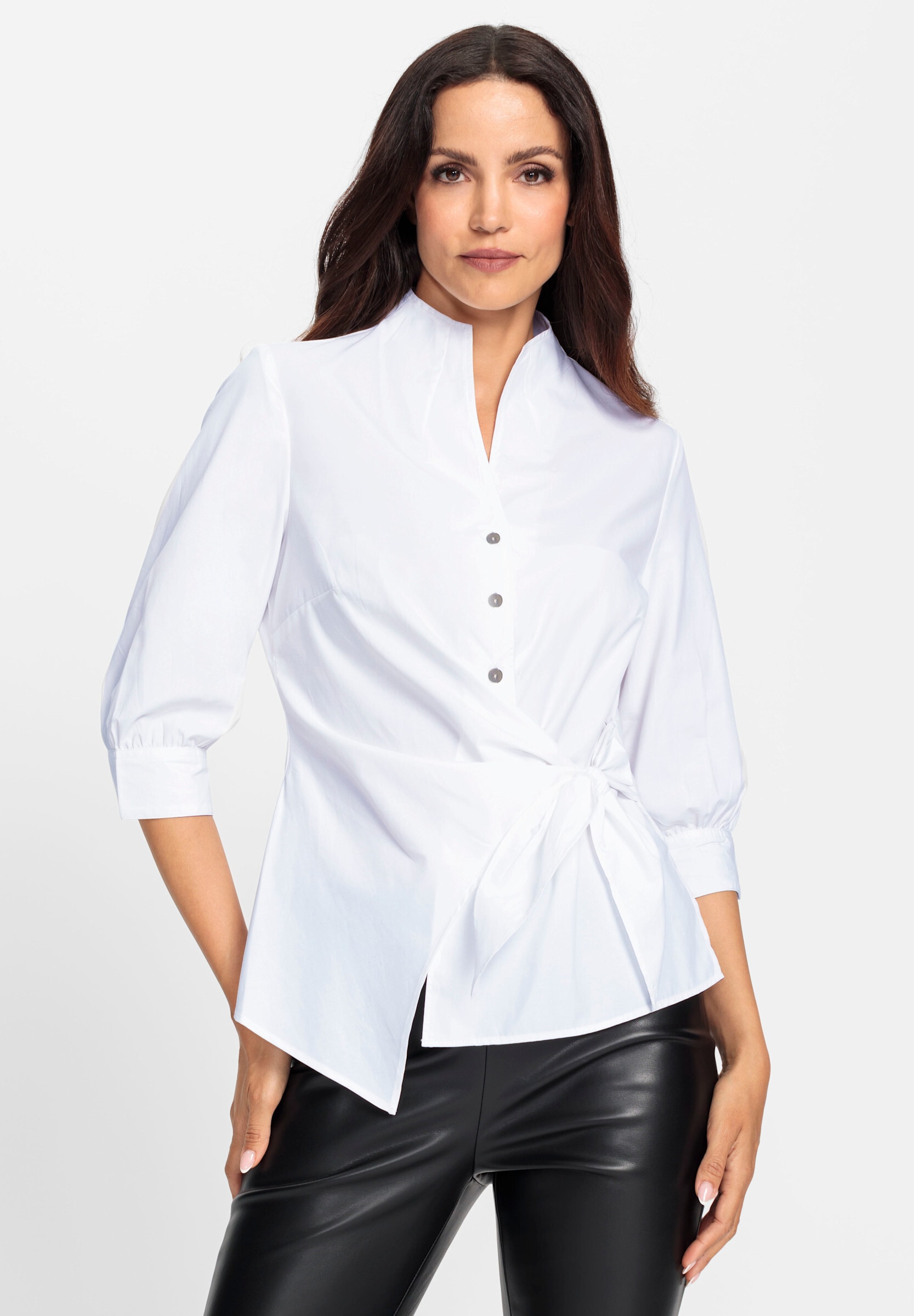 heine Wickelbluse »Wickelbluse Wickelbluse zum Binden«