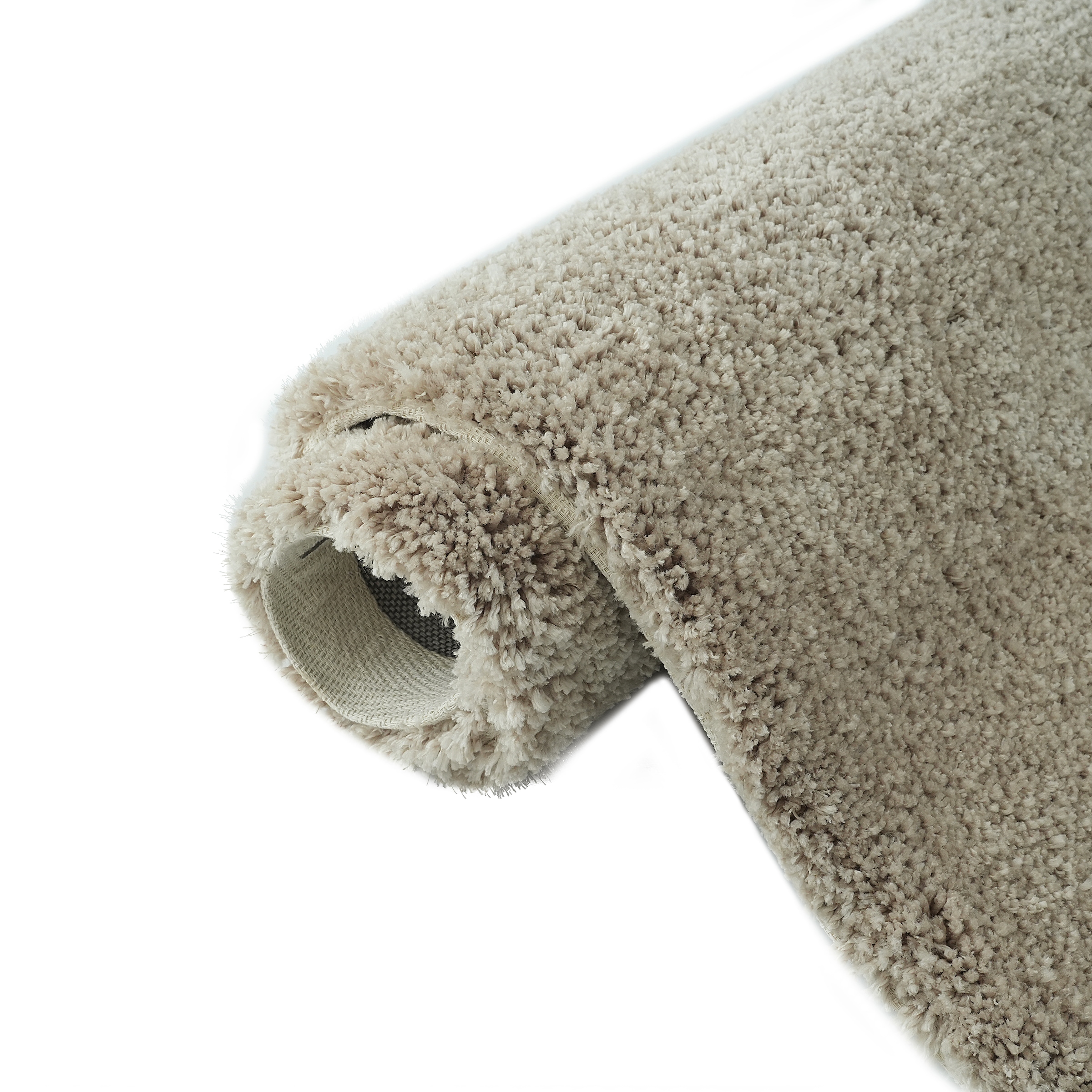 LeGer Home by Lena Gercke Hochflor-Teppich »Halrum, einfarbig, besondere Form, modern«, U-förmig, 25 mm Höhe, organische Form, bean shape, kuschelig, Wohnzimmer, Schlafzimmer