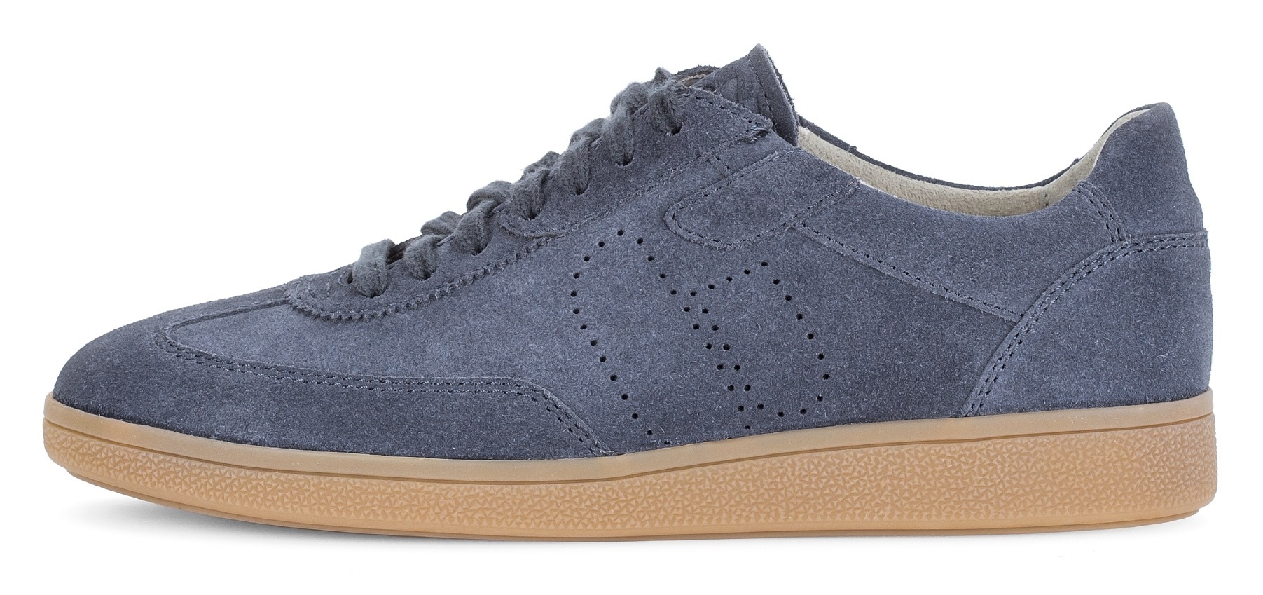 Pius Gabor Sneaker, Freizeitschuh, Schnürschuh, Halbschuh mit Perforation, G-Weite