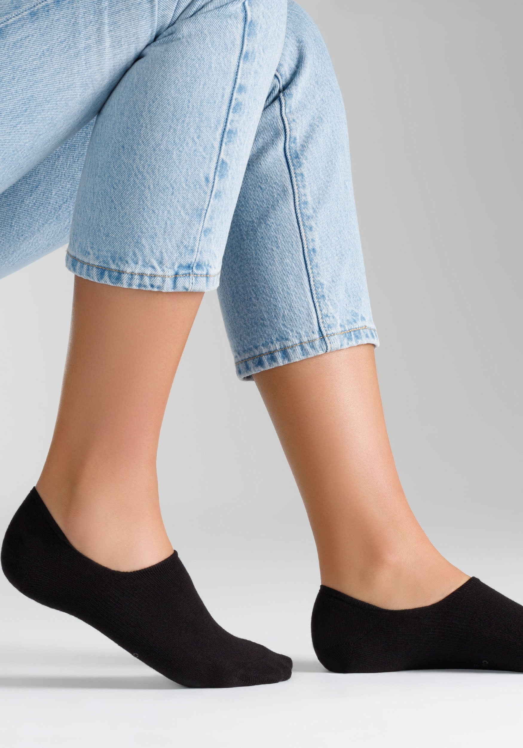 Camano Füßlinge »comfort« 4 Paar tlg. mit verstärkter Ferse für Langlebigkeit