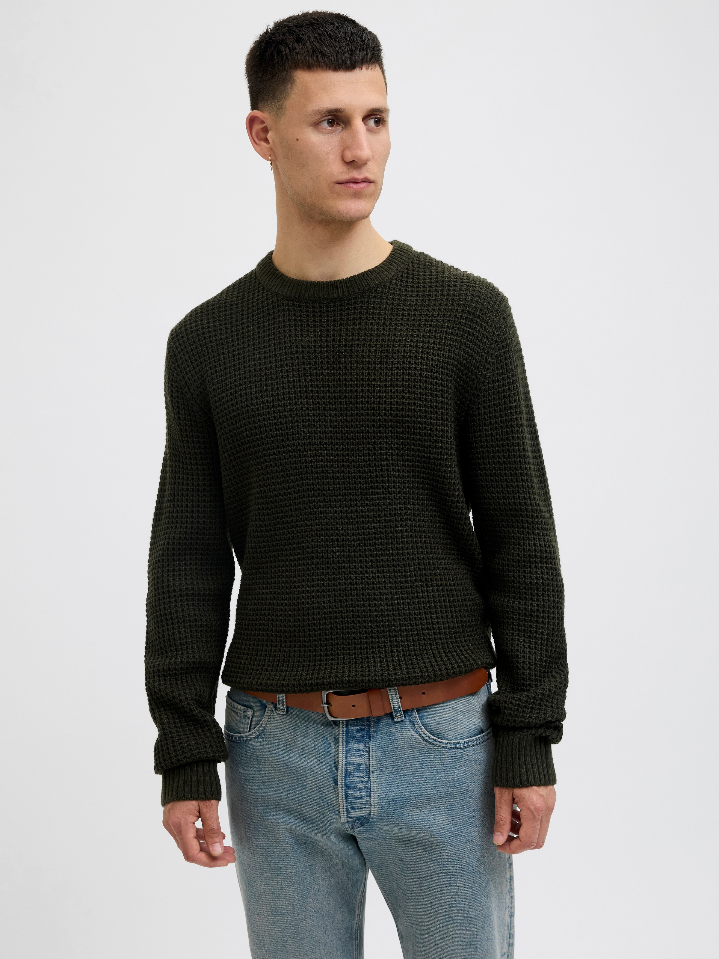 Jack & Jones Ledergürtel »JACMICHAEL LEATHER BELT SN«