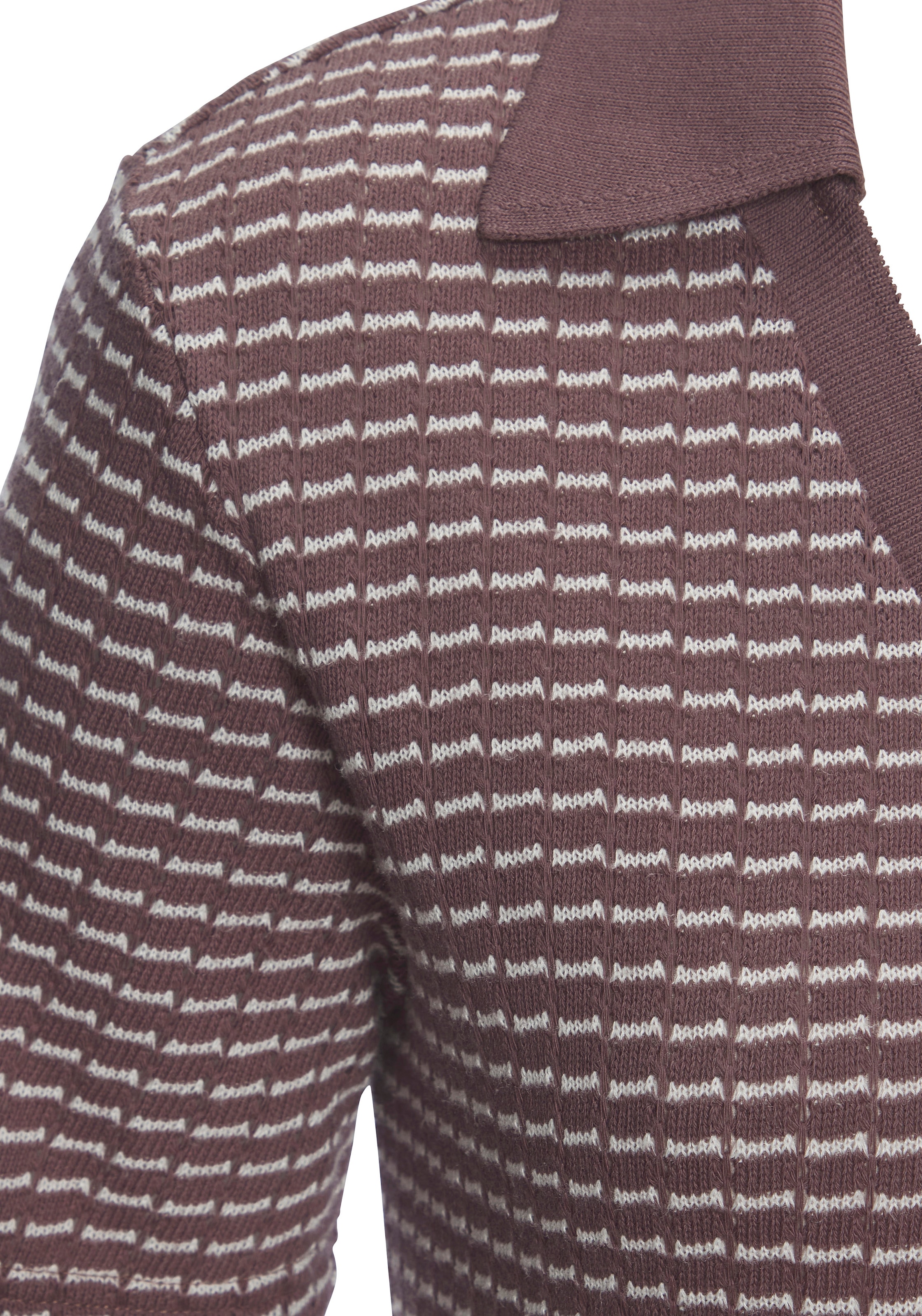 Vivance Poloshirt »aus strukturierter Strickqualität« schöne Strick-Qualität