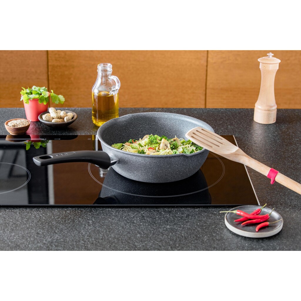 Tefal Bratpfanne »Mineralia Force«, Aluminium, (1 tlg.), Multipfanne, Induktion