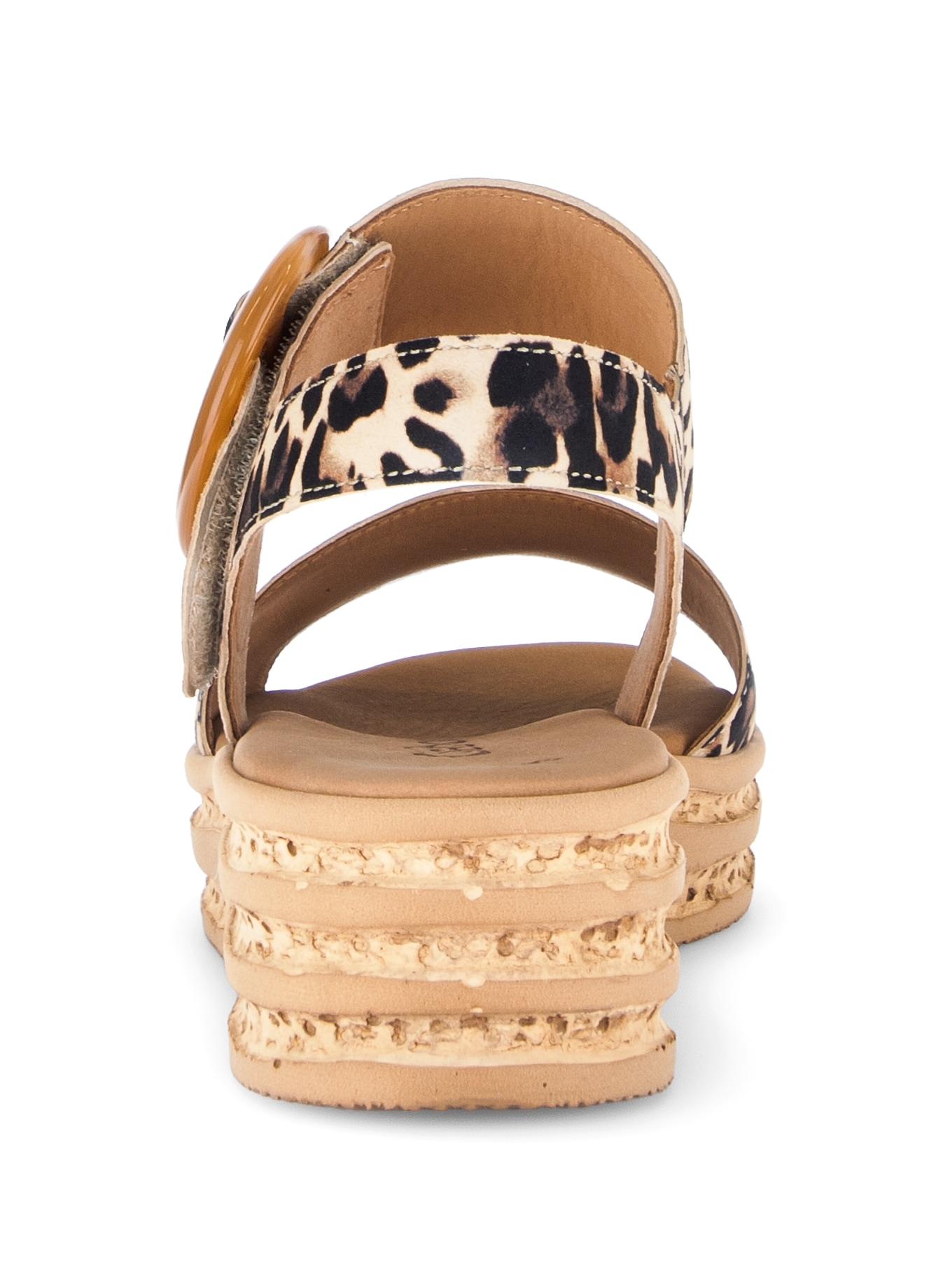 Gabor Keilsandalette  , Riemchensandale, Sommerschuh mit modischer Zierschnalle