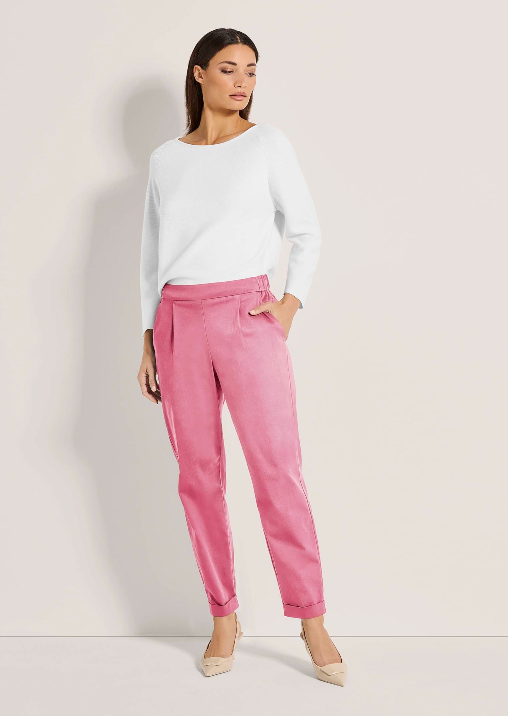 MADELEINE 7/8-Hose »7/8-Hose Bequeme Hose zum Schlüpfen«