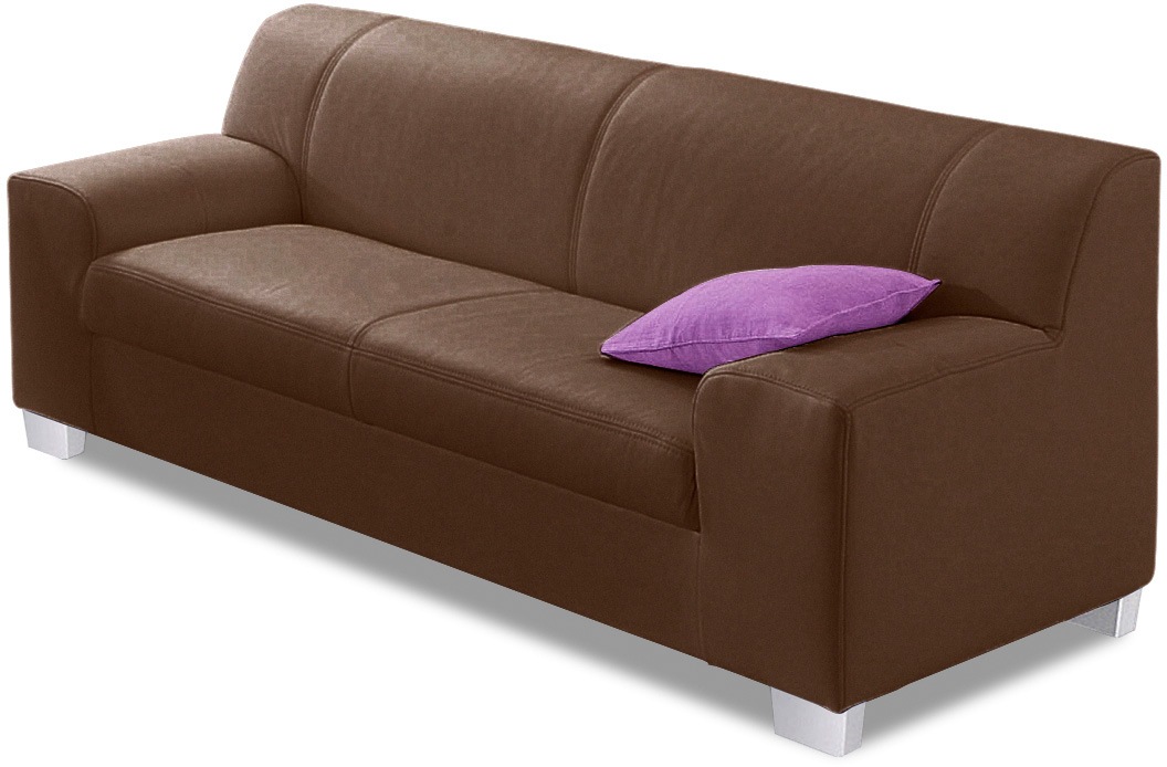 DOMO collection 3-Sitzer »Amando zeitlos und modern, komfortabel,« in vielen Bezugsvarianten, auch in Leder
