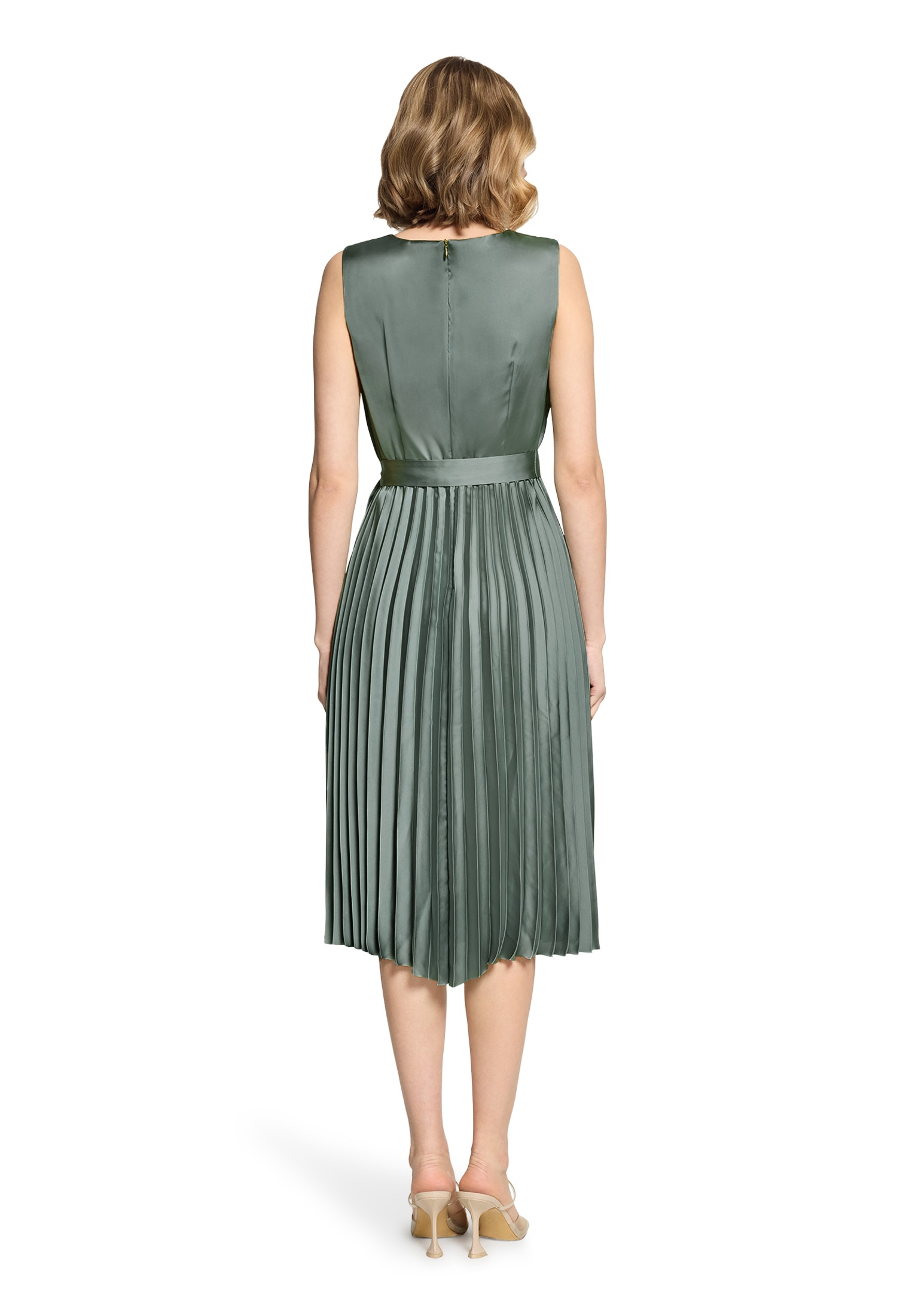 Betty&Co Midikleid »Midikleid mit Plissee«