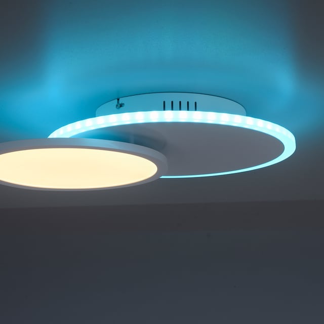 JUST LIGHT Deckenleuchte »ARENDA«, 2 flammig-flammig, LED, CCT - tunable  white, RGB, dimmbar über Fernbedienung bei OTTO