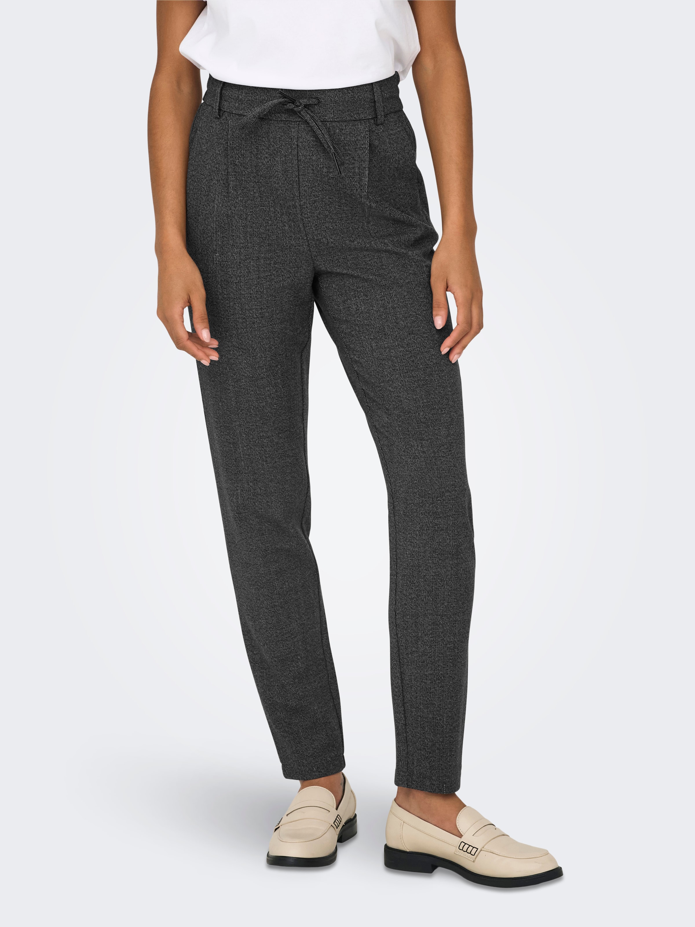 Only Damen Jogger Pants »ONLPOPTRASH-DELL EASY MEL PANT PNT NOOS« in grau, Größe XL (42)
