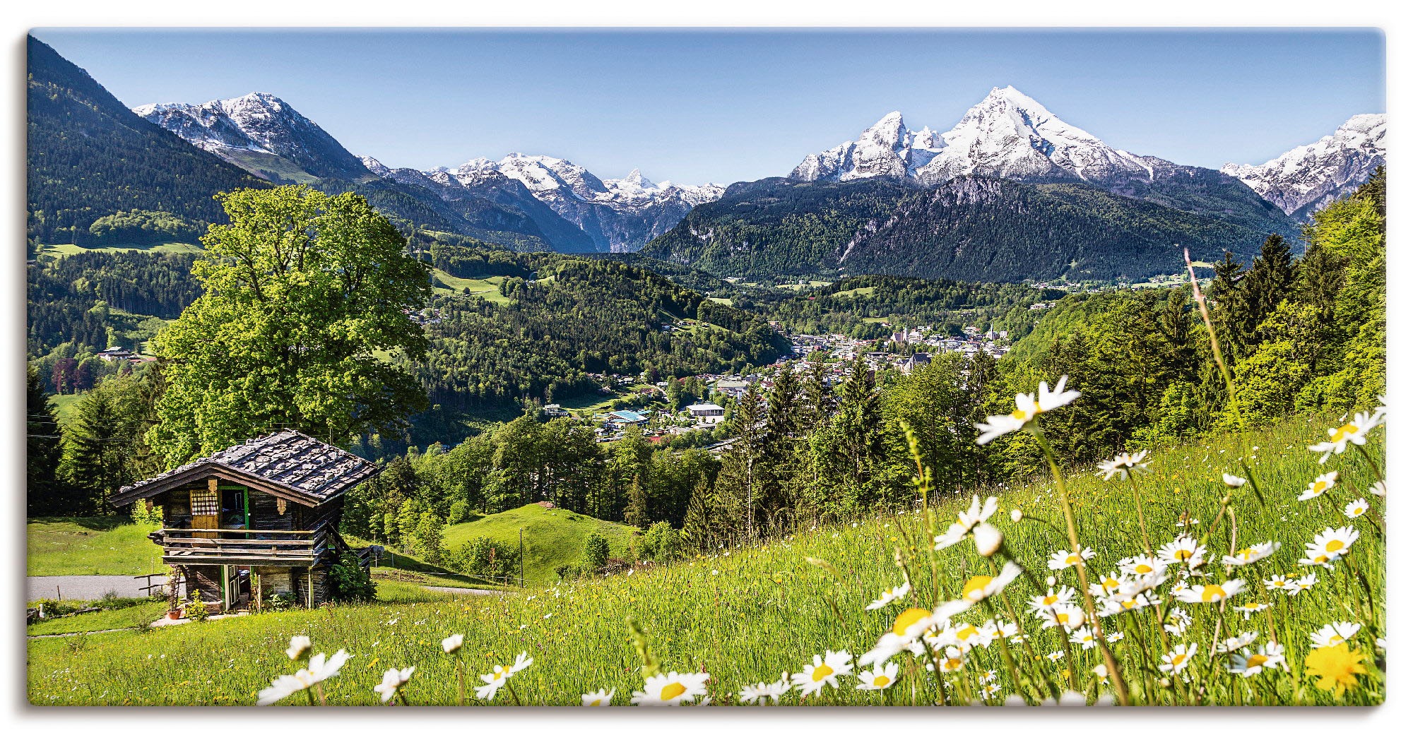 Artland Wandbild »Landschaft in den Bayerischen Alpen«, Berge, (1 St.), als  Alubild, Leinwandbild, Wandaufkleber oder Poster in versch. Größen kaufen  im OTTO Online Shop
