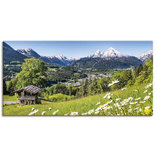 Artland Wandbild »Landschaft in den Bayerischen Alpen«, Berge, (1 St.), als  Alubild, Leinwandbild, Wandaufkleber oder Poster in versch. Größen kaufen  im OTTO Online Shop