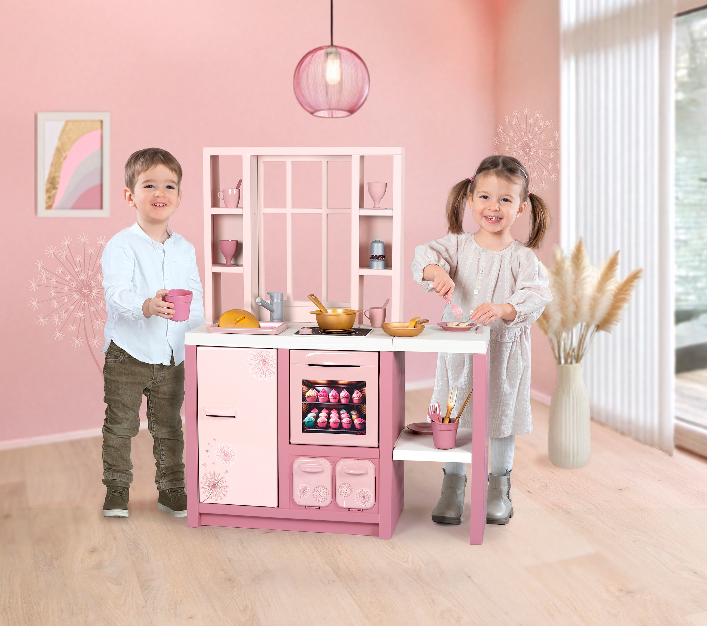 Smoby Spielküche »Loft Fleur mit Sound«, Made in Europe