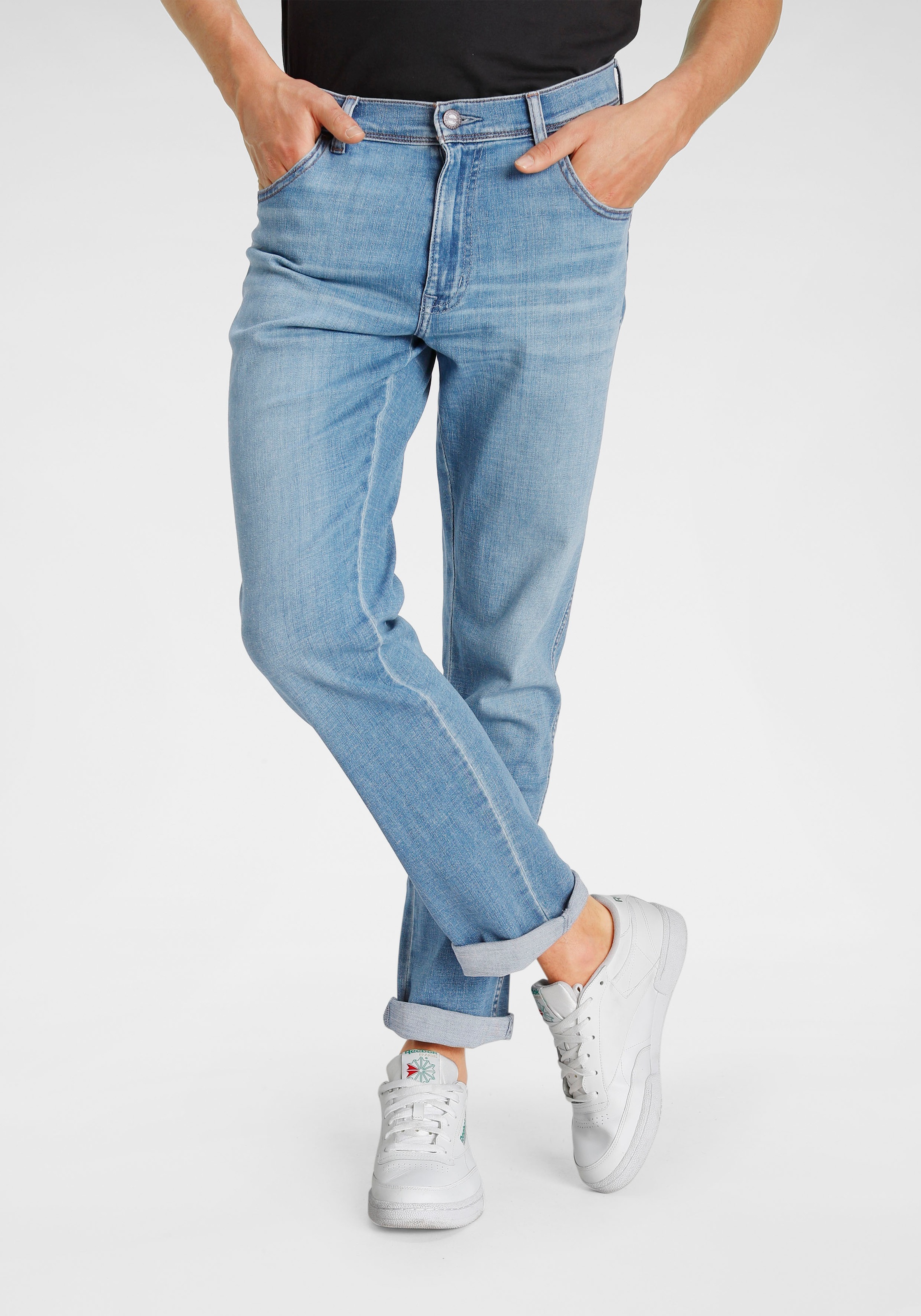 Wrangler Slim-fit-Jeans »Texas Slim«, in leicht gewaschener Optik kaufen