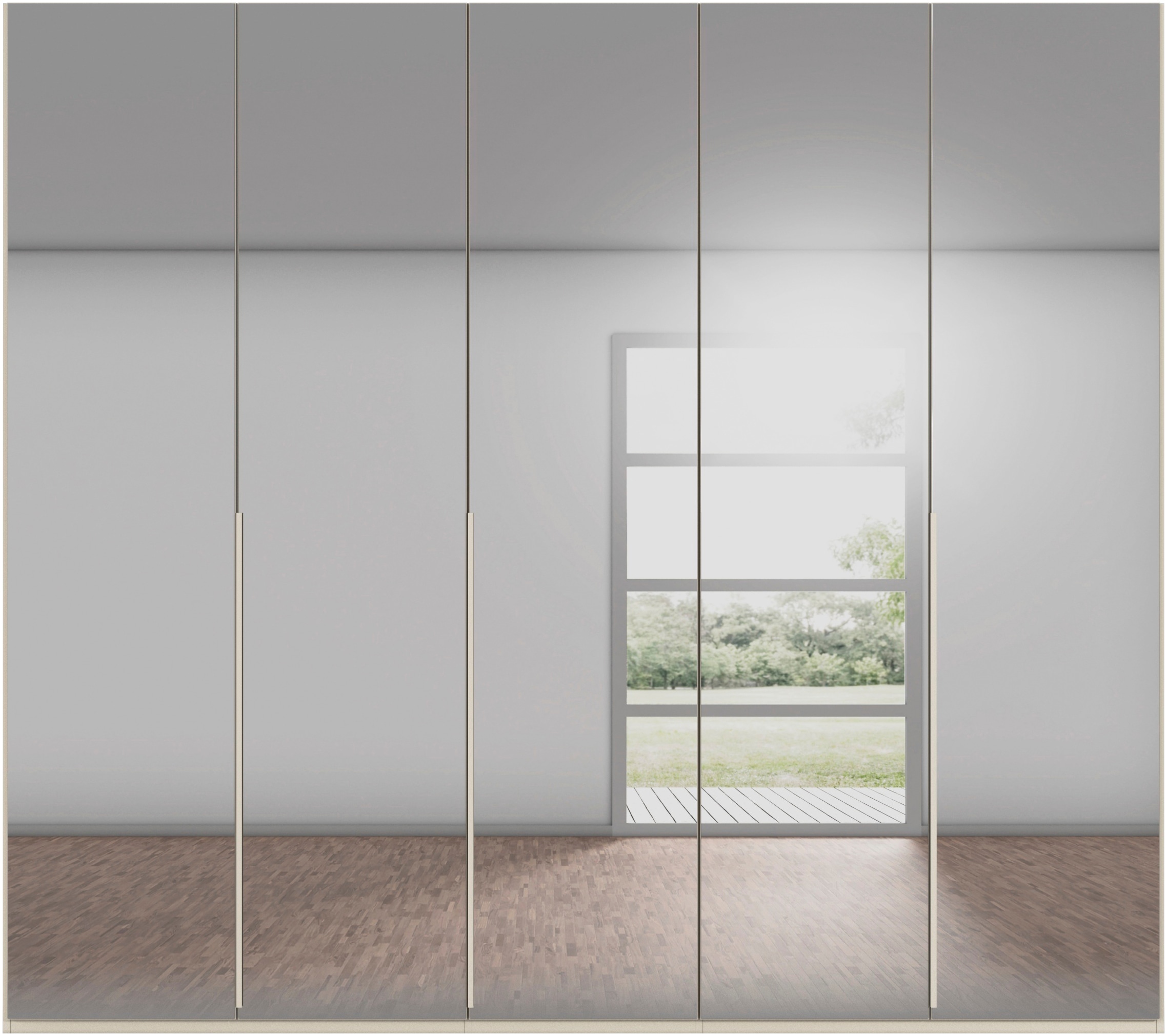 LeGer Home by Lena Gercke Kleiderschrank »Schrank Garderobe Ankleide Schlafzimmer Flur Serina«, (in 3 verschiedenen Ausstattungen BASIC/CLASSIC/PREMIUM), in 6 Breiten (101 - 401 cm) mit Front Glas oder Dekor MADE IN GERMANY