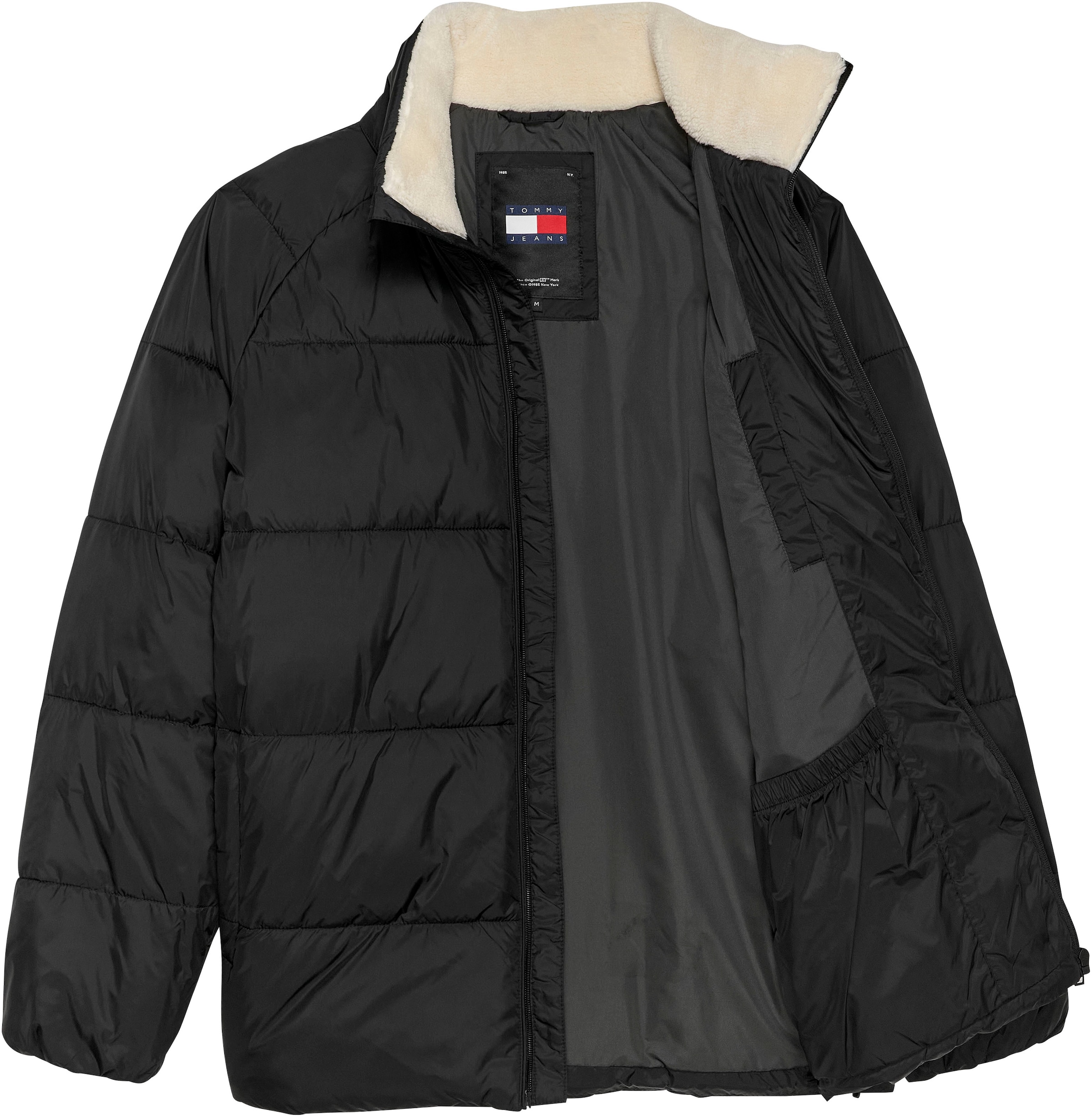 Tommy Jeans Steppjacke »TJM POLY PUFFER EXT«, ohne Kapuze