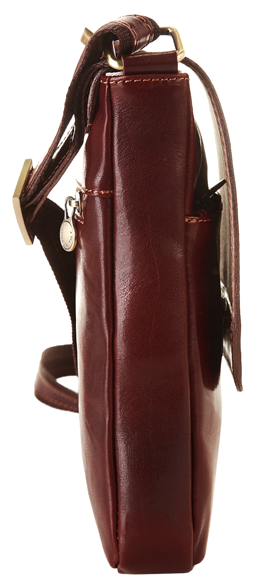 Piké Umhängetasche echt Leder, Made in Italy