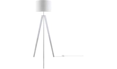 Paco Home Stehlampe »Canvas uni Color«, 1 flammig-flammig, Stehlampe  Vintage Fuß LED Lampe Wohnzimmer Skandinavischer Stil E27 kaufen bei OTTO