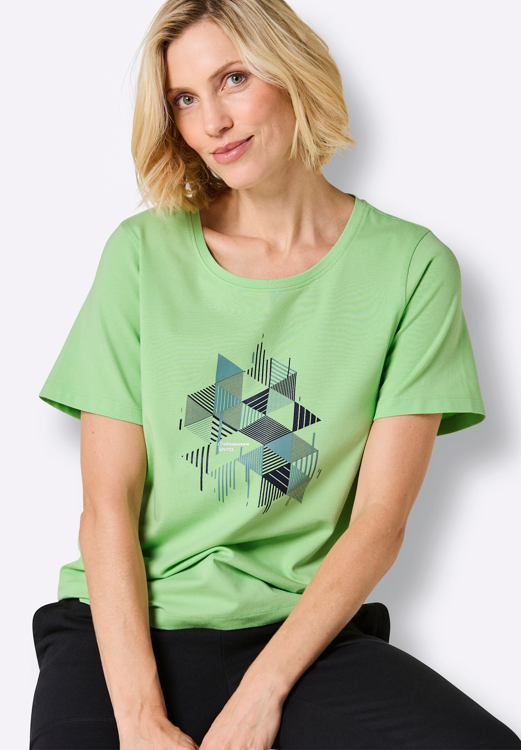 Witt Trainingsshirt »Freizeitshirt Freizeitshirt , hinten modisch länger«