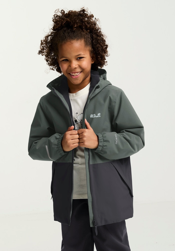 Jack Wolfskin Winterjacke »SNOW DAYS JKT KIDS«, mit Kapuze