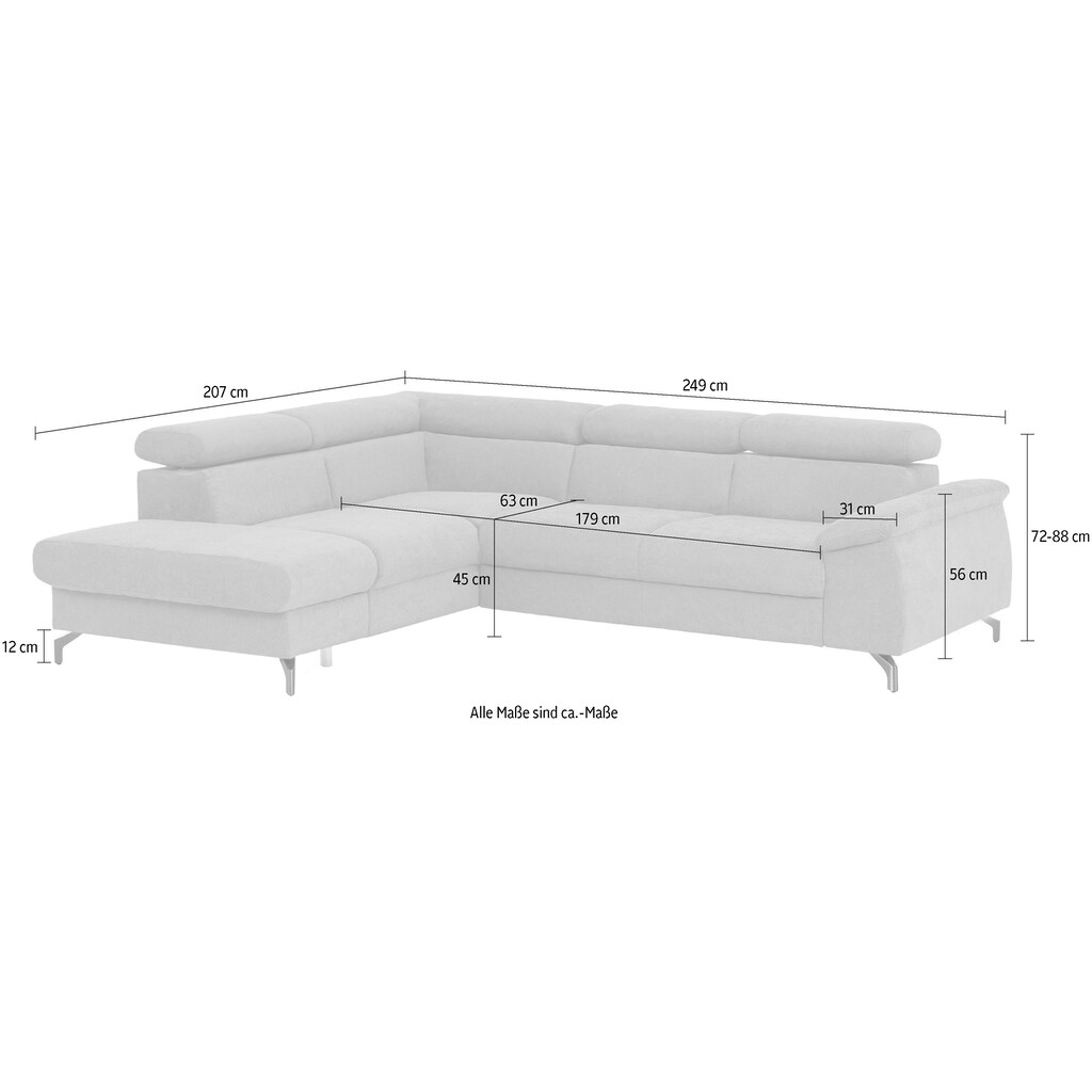 COTTA Ecksofa »Komaris«