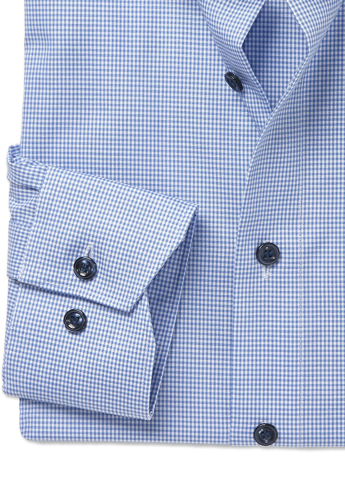 MARVELIS Langarmhemd comfort fit, kariert, New-Kentkragen, bügelfrei