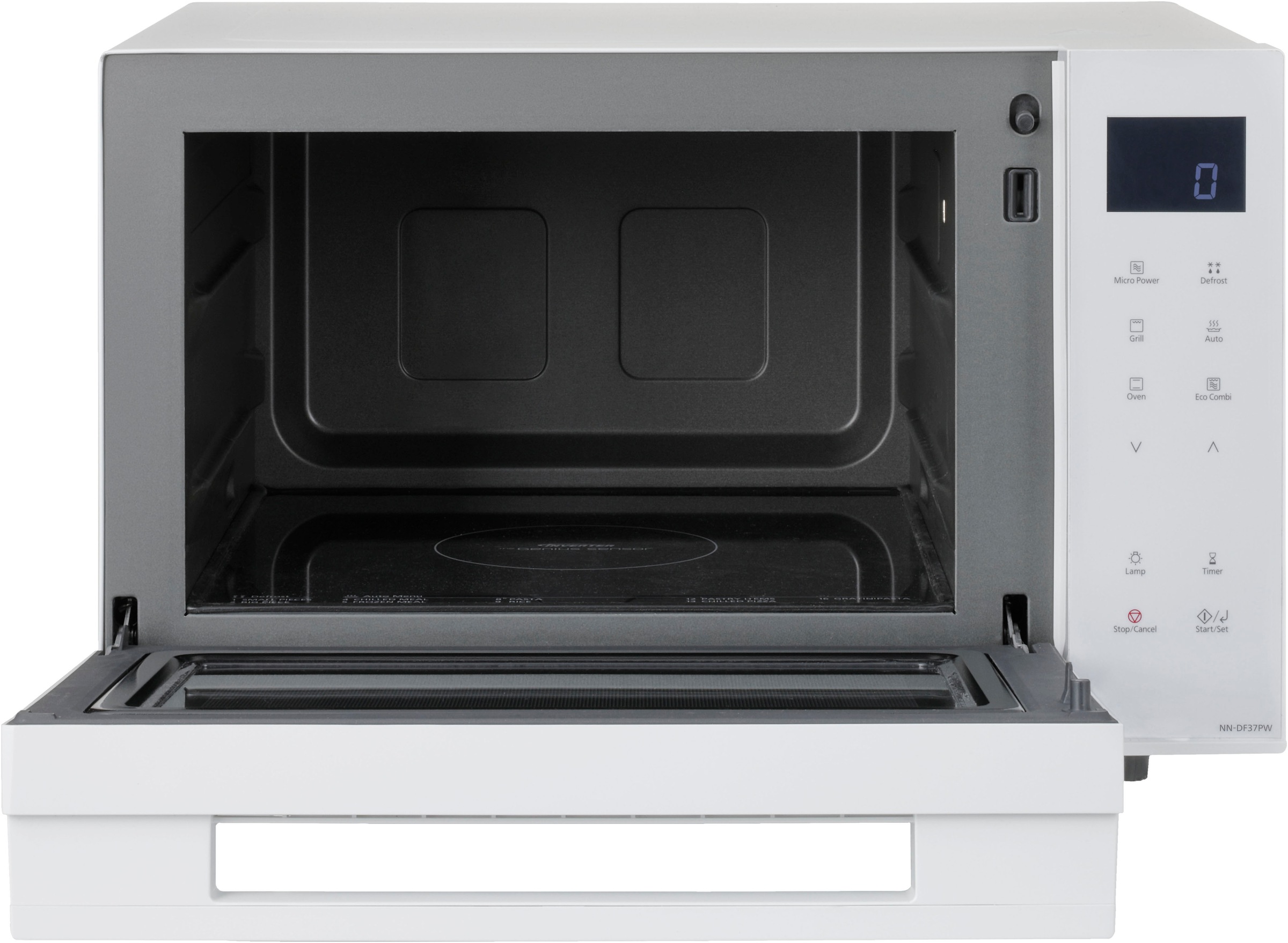 Panasonic Mikrowelle »NN-DF37PWEPG«, Grill-Ober-/Unterhitze-Mikrowelle, 1000 W, Kombinationskochen/Eco Kombi Modus (Grillfunktion + Mikrowelle)