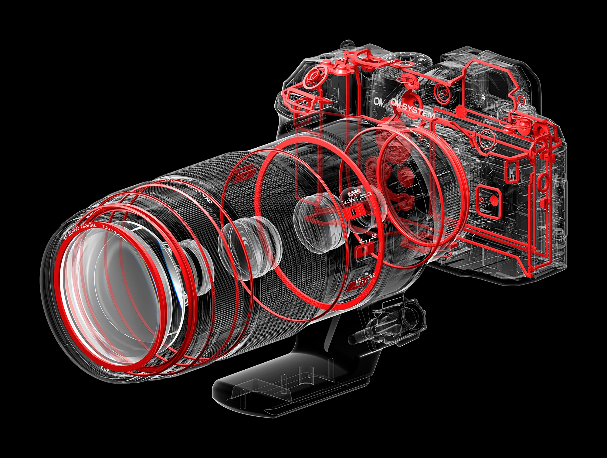 OM SYSTEM Objektiv »M.Zuiko Digital ED 100-400mm F5.0-6.3 IS II«