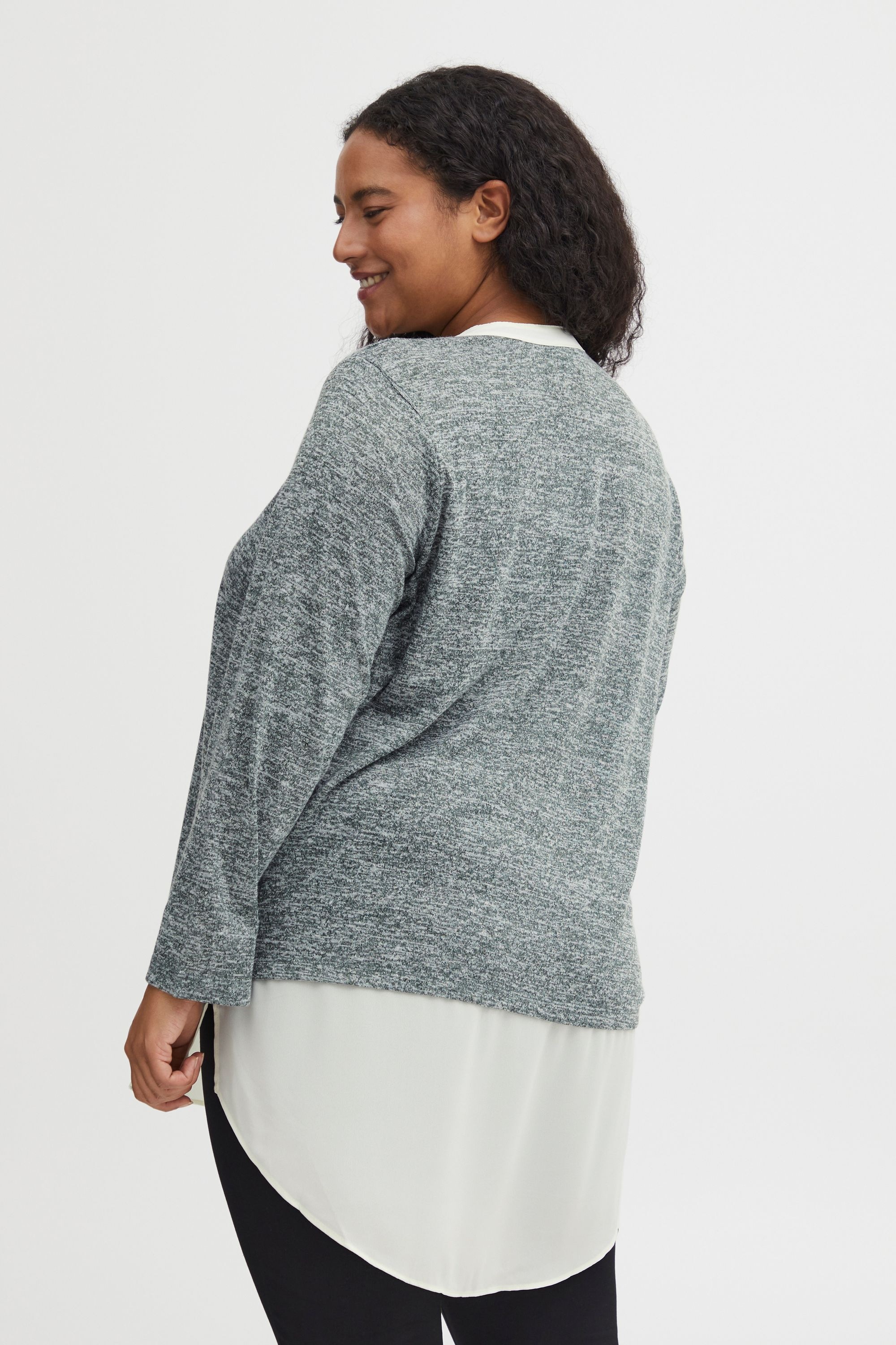 fransa Strickfleece-Pullover »Strickpullover FPRexan«