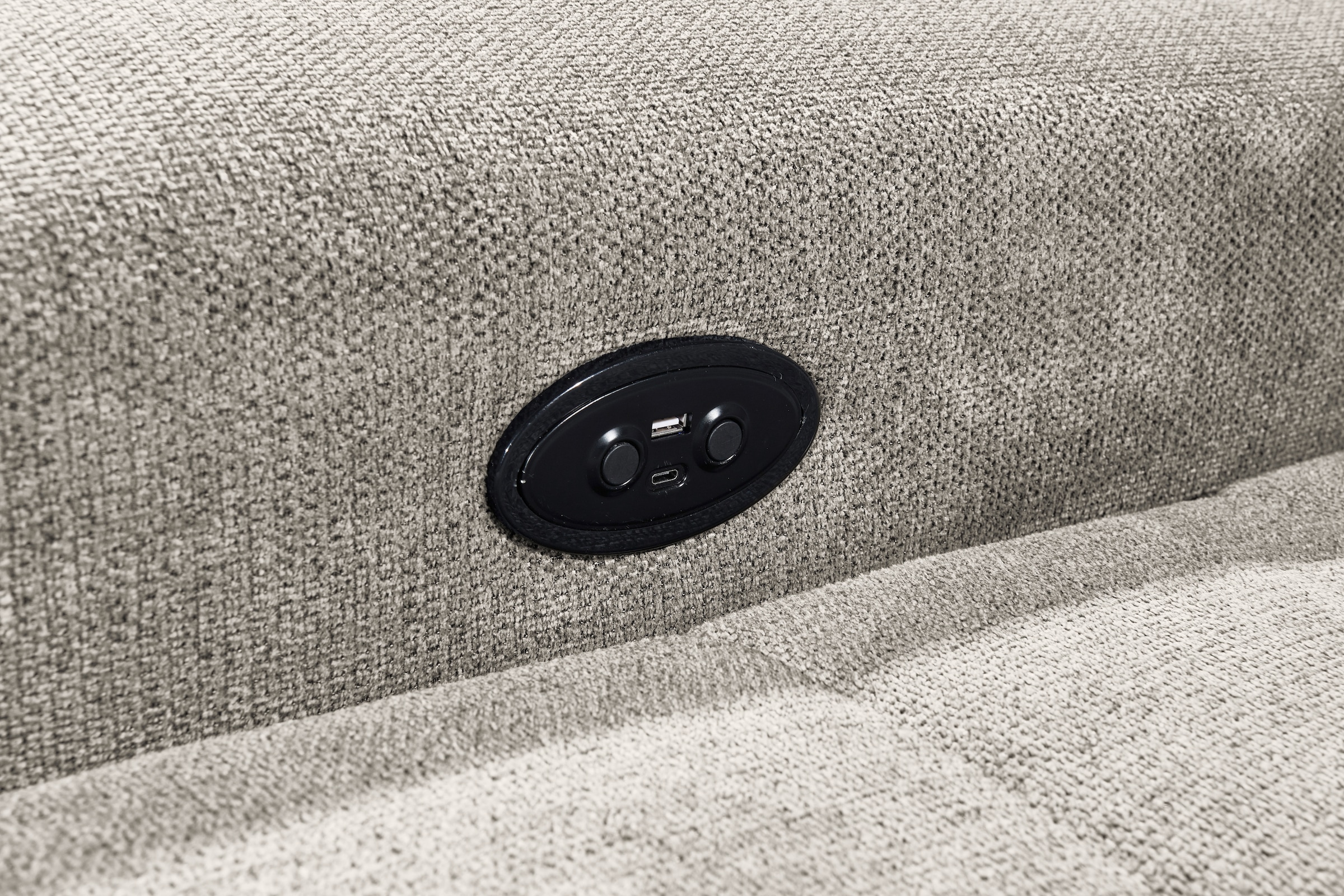 ED EXCITING DESIGN Ecksofa »Rockdale L-Form mit Bettfunktion, Bettkasten« Kopfteilverstellung, Sitztiefenverstellung & USB-Port