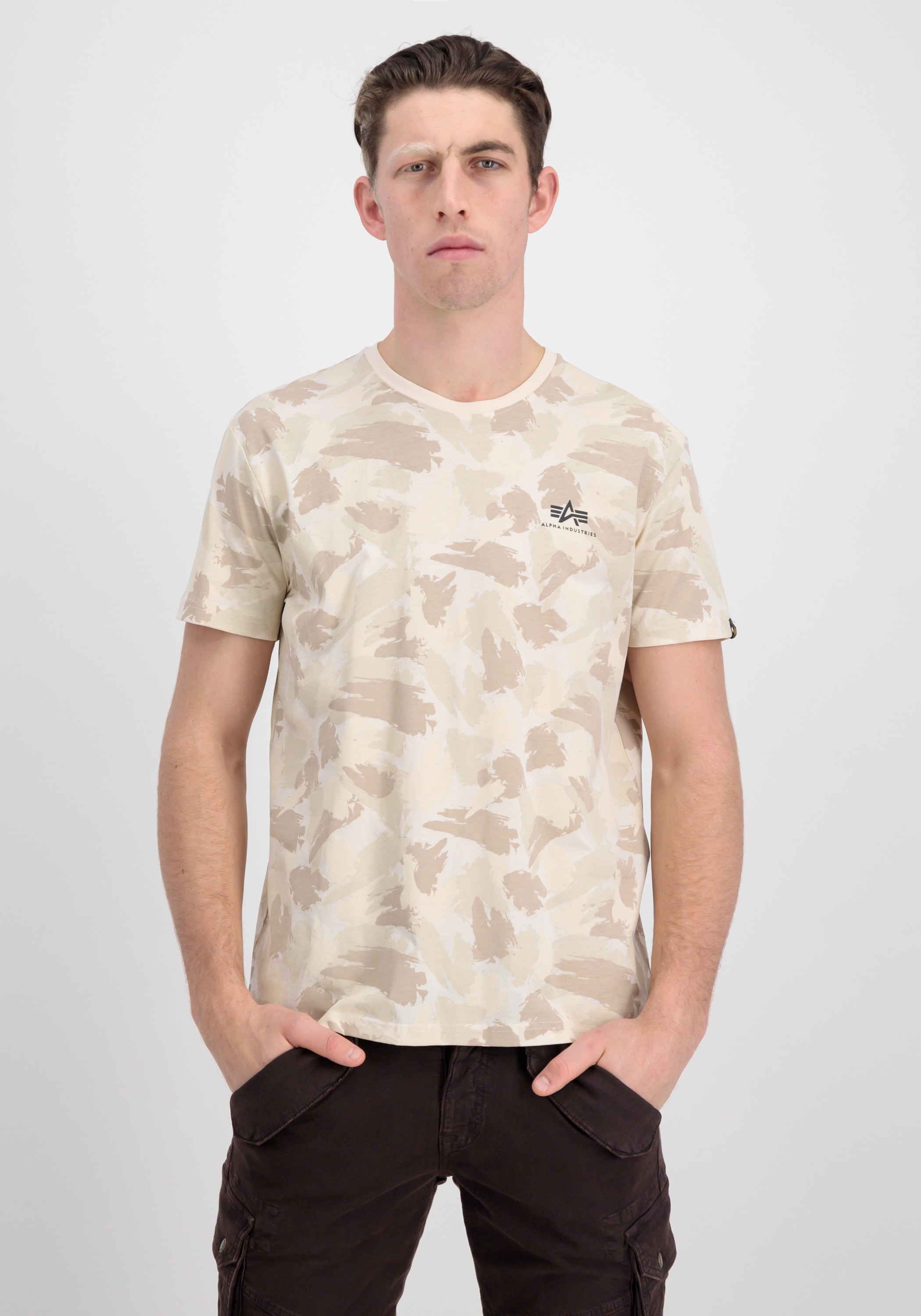 Alpha Industries T-Shirt »Basic T-Shirt SL Camo«