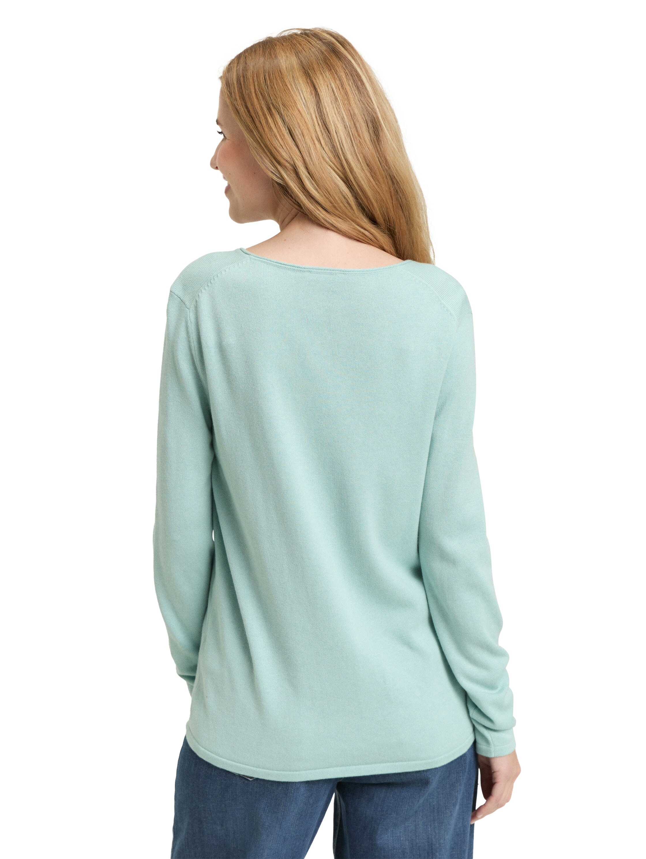 TOM TAILOR V-Ausschnitt-Pullover »Regular« mit V-Ausschnitt