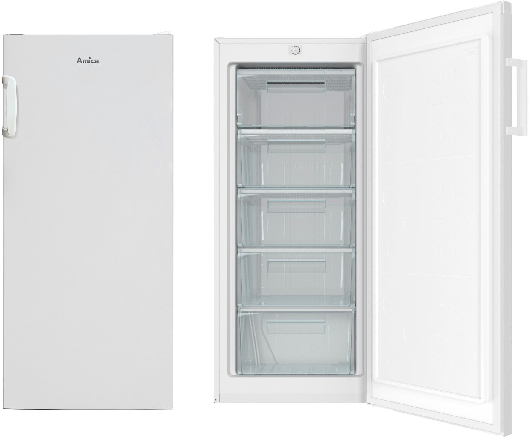 Amica Gefrierschrank »GS 321 120 W«, 125,9 cm hoch, 54 cm breit