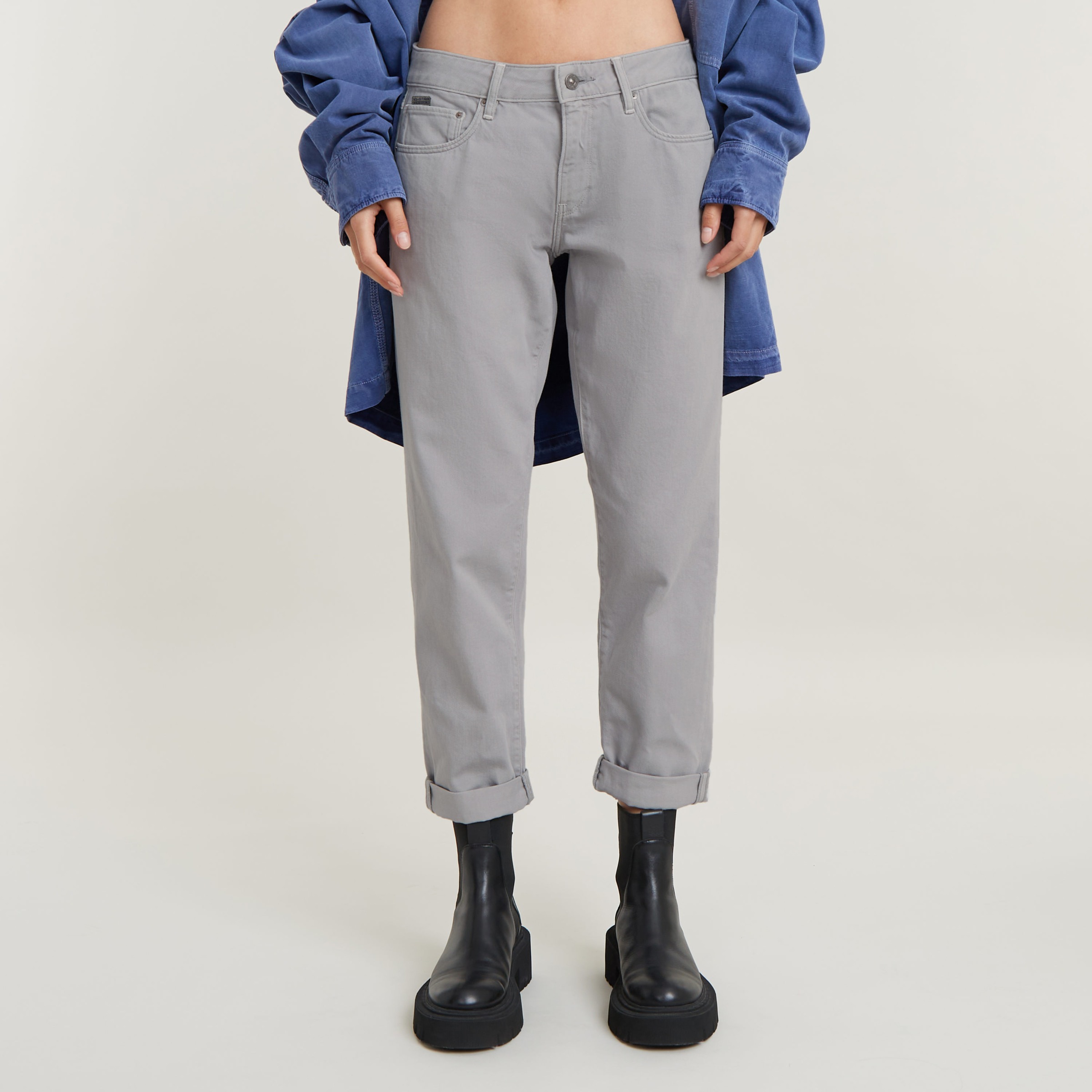 Boyfriend-Jeans »Kate«, Baumwollstretch Denim Qualität für hohen Tragekomfort