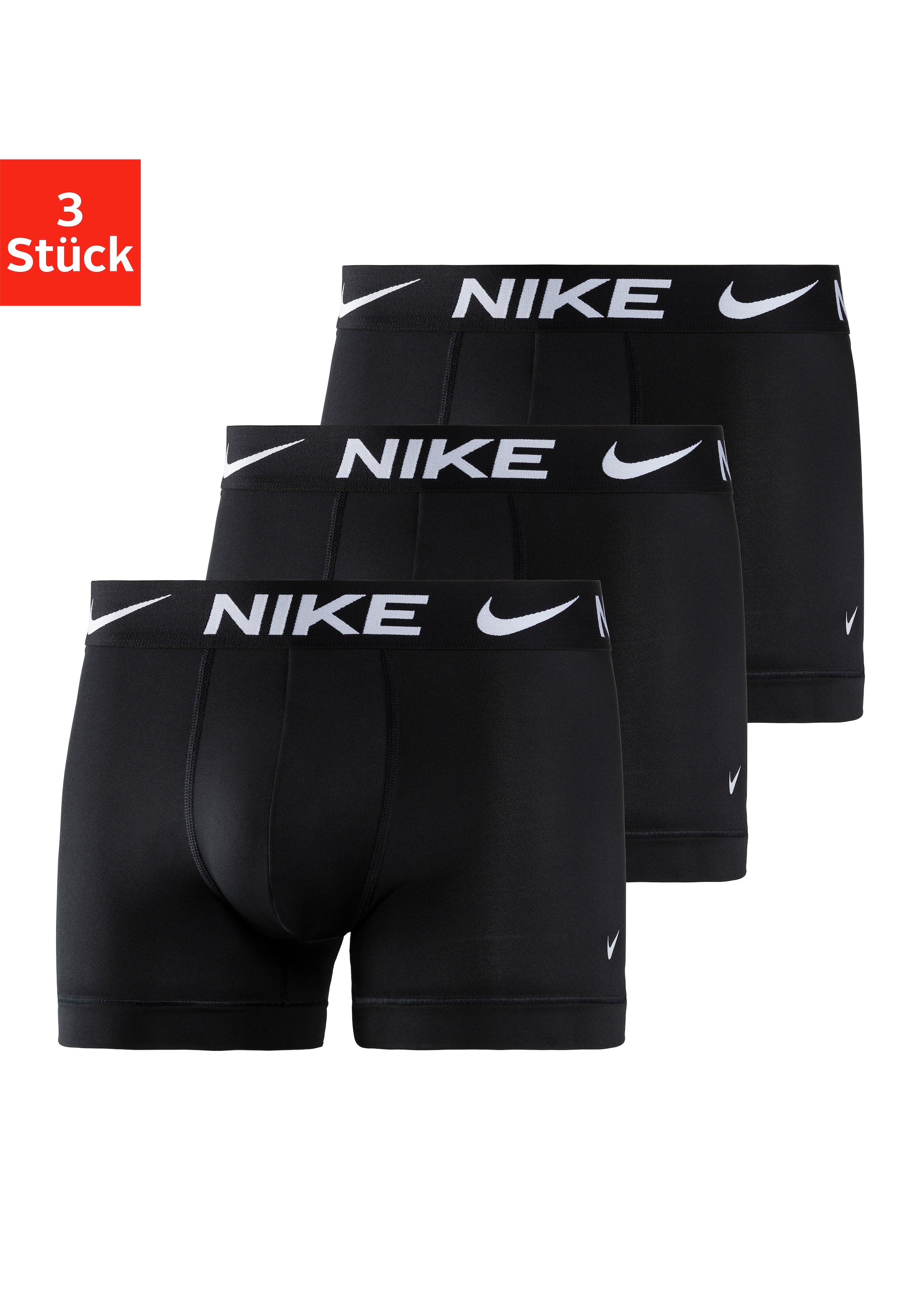 NIKE Underwear Boxer »TRUNK 3PK«, (3 St.), aus weicher Microfaser ...