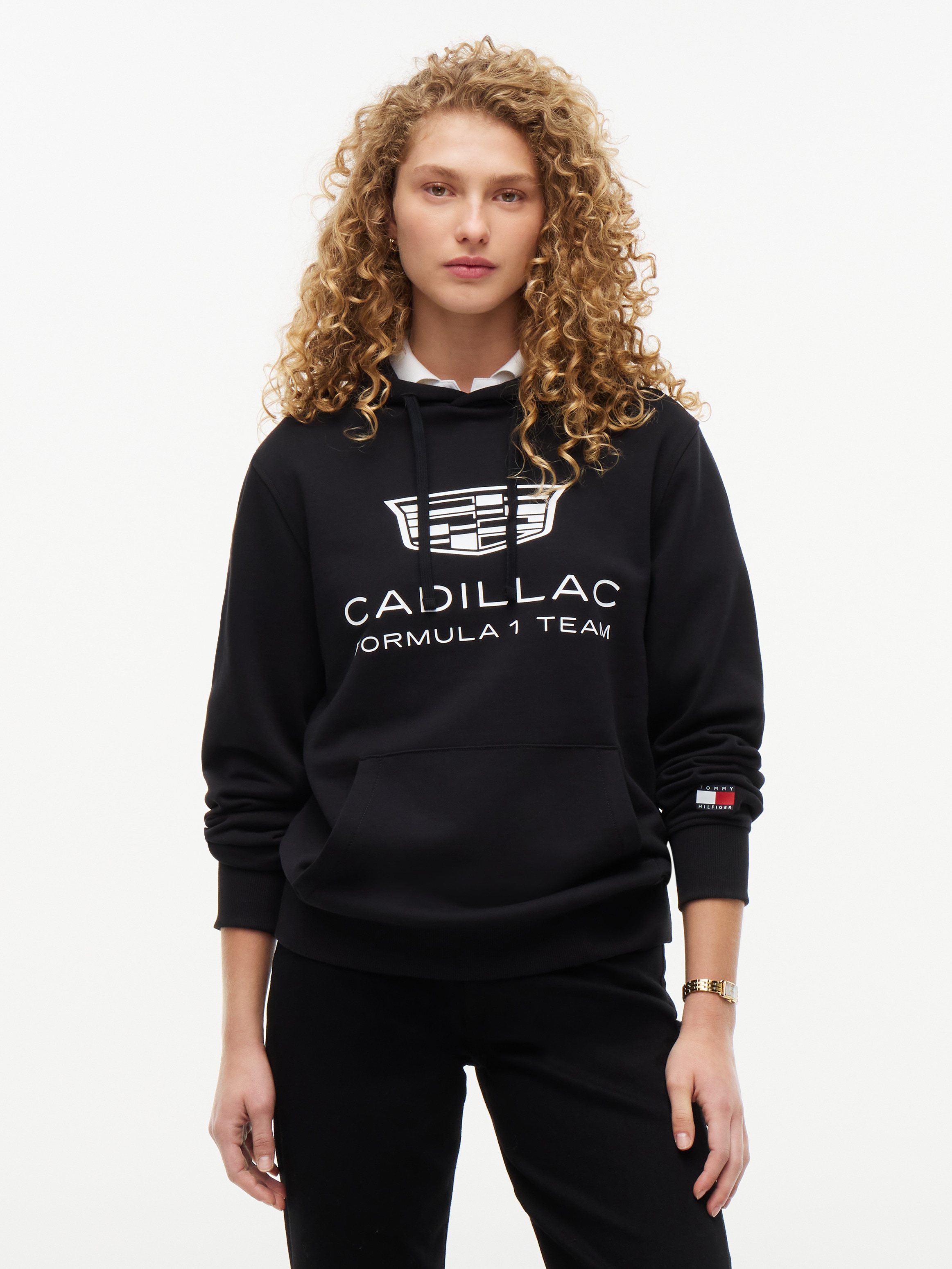 Tommy Hilfiger Hoodie »TH x Cadillac Formula 1® Team SHIELD«, Baumwoll-Qualität, Unisex
