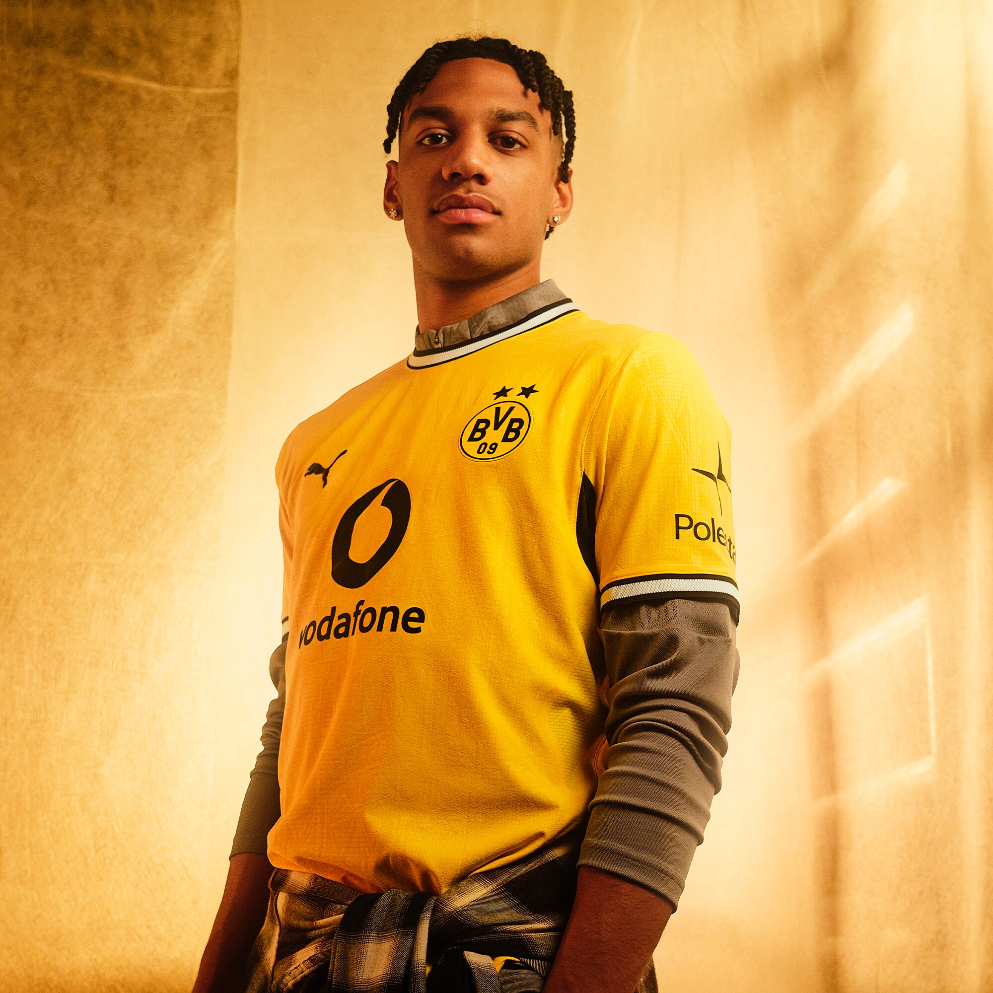 PUMA Fußballtrikot »BVB HOME JERSEY REPLICA« mit DryCELL-Technologie, Regular Fit, Rundhalsausschnitt