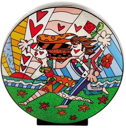 Goebel Tischvase »Romero BRITTO - Falling«, (1 St.), Vase aus Porzellan, Höhe ca. 30 cm