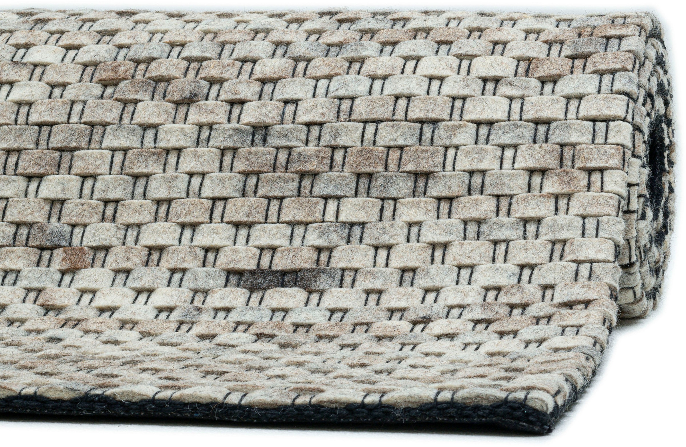 »Tauern«, Wolle, online OTTO Teppich, handgewebt THEKO bei Wollteppich rechteckig, Handweb reine