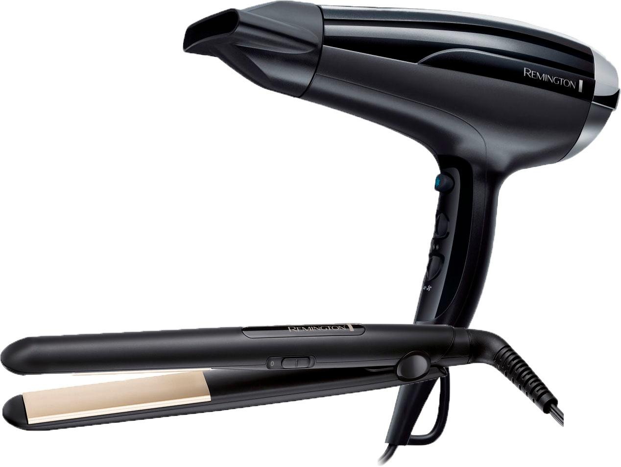 Remington Haartrockner »D5215GP«, 2300 W, 1 Aufsätze, Geschenkset bestehend aus Haartrockner & Haarglätter