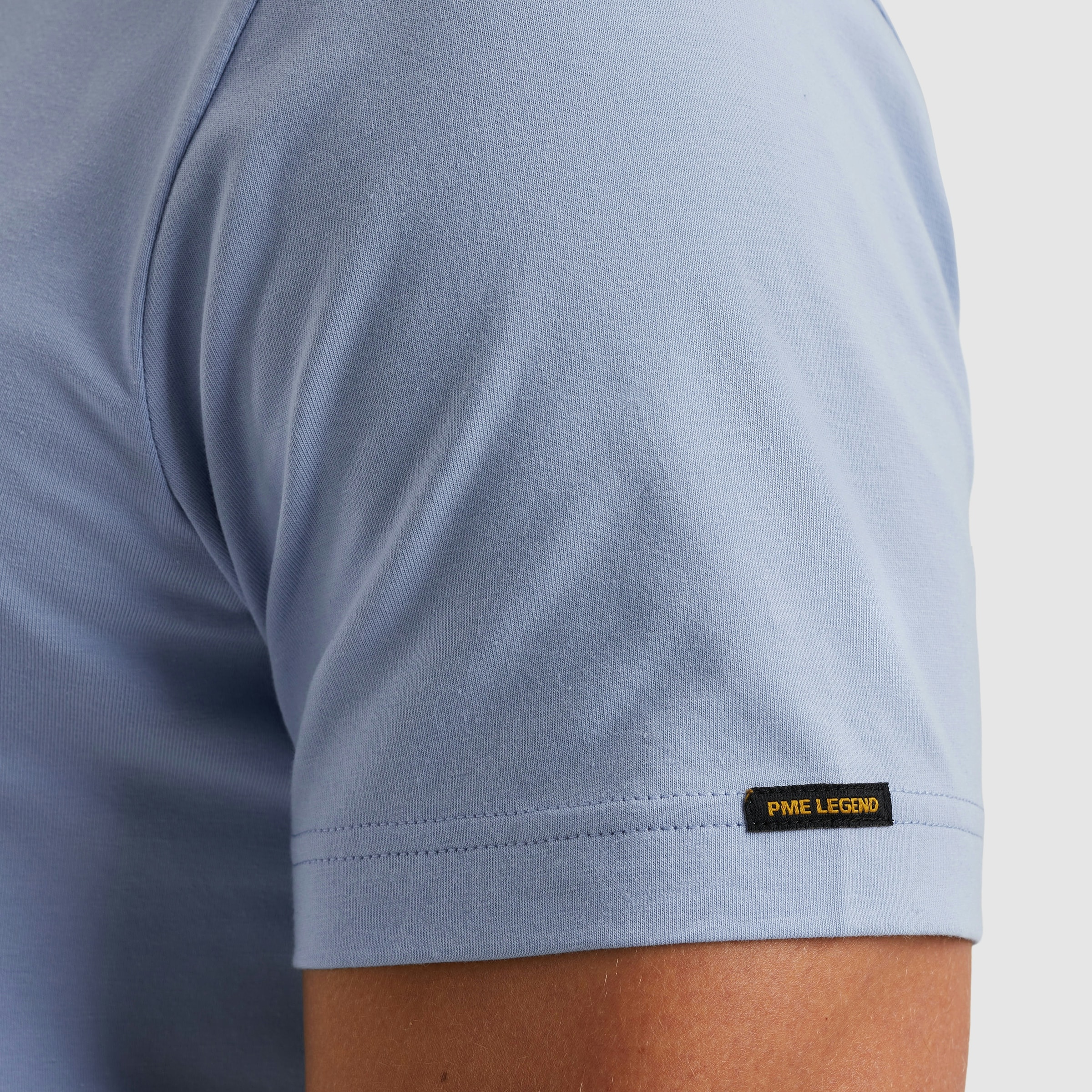 PME LEGEND T-Shirt mit Logobadge