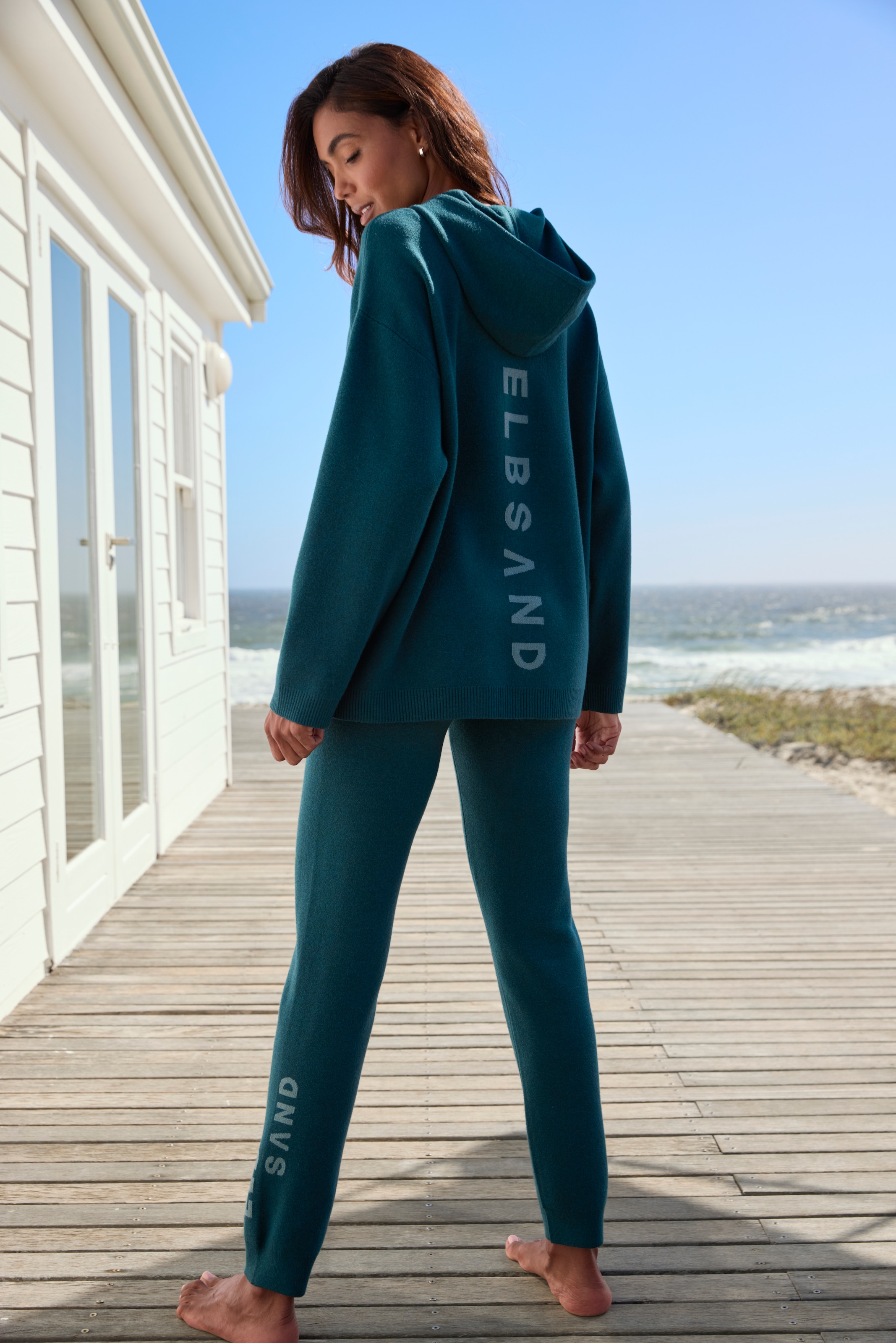 Elbsand Kapuzenpullover, aus hochwertigem Strick, Loungewear