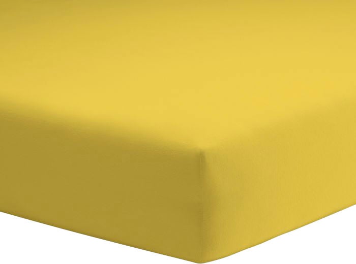 Schlafgut Spannbettlaken »Mako-Jersey aus 100% Baumwolle, Bettlaken«, für Matratzen bis 20 cm Höhe, in 90x200, 140x200 oder 180x200 cm