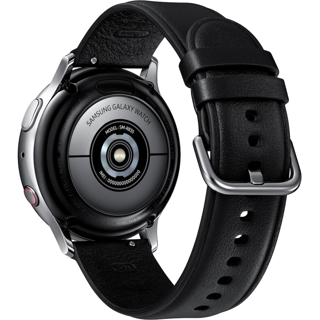 Samsung Smartwatch »Galaxy Watch Active2 Edelstahl, 40 mm, LTE & Bluetooth (SM-R835)«