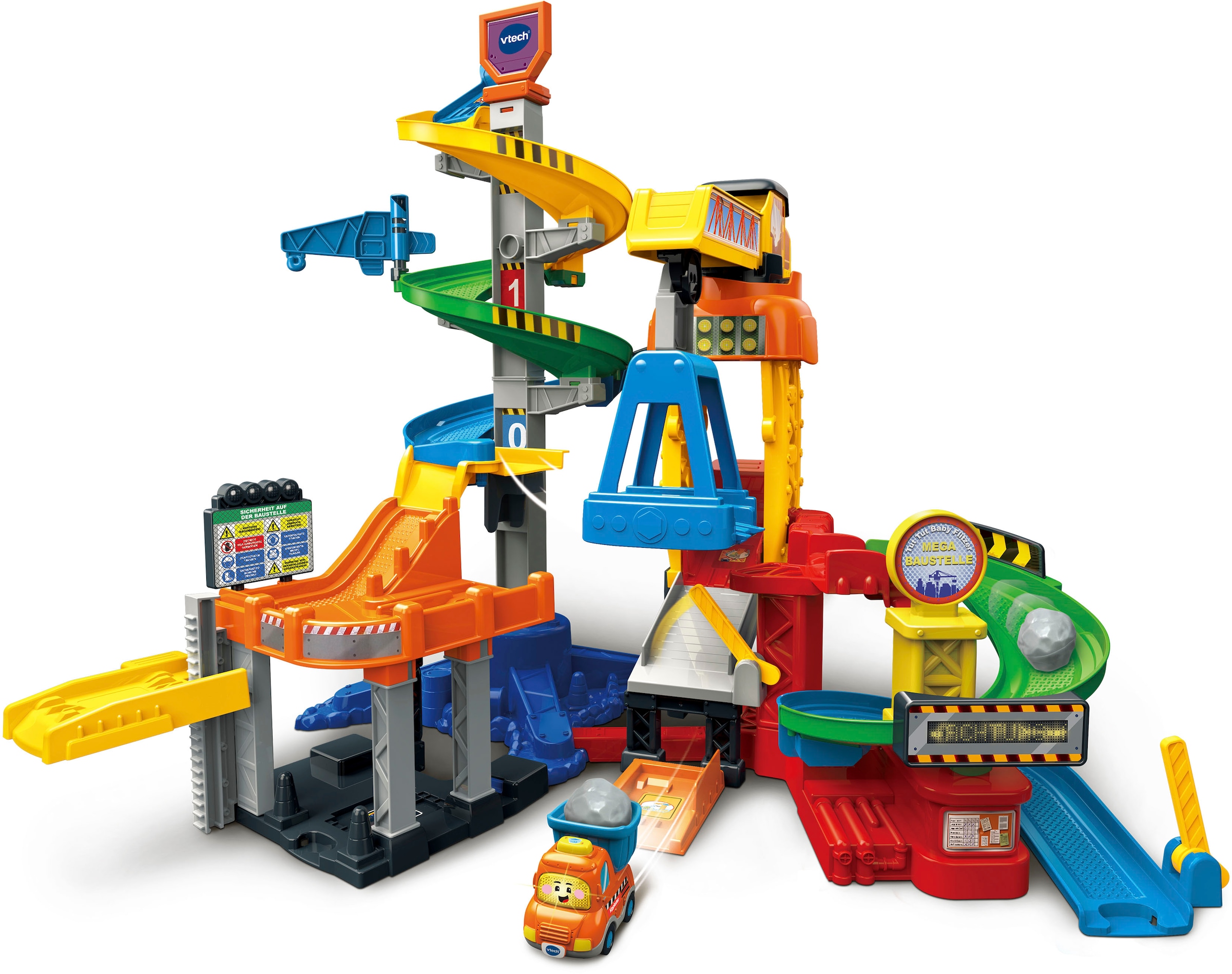 Vtech® Spielwelt »Tut Tut Baby Flitzer, Mega Baustelle«, mit Sound