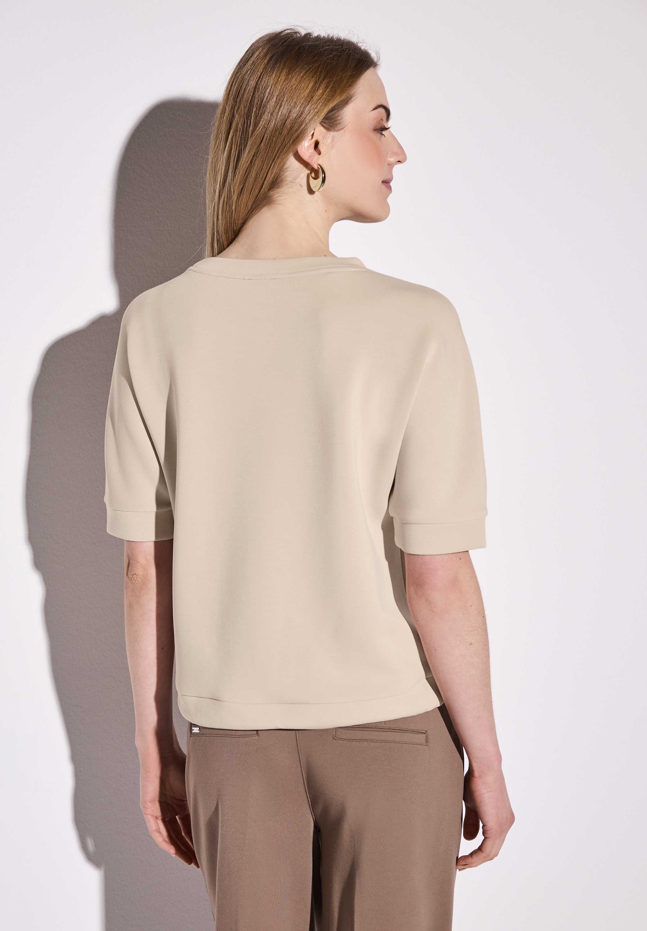 STREET ONE Sweatshirt, mit Tunnelzug am Saum