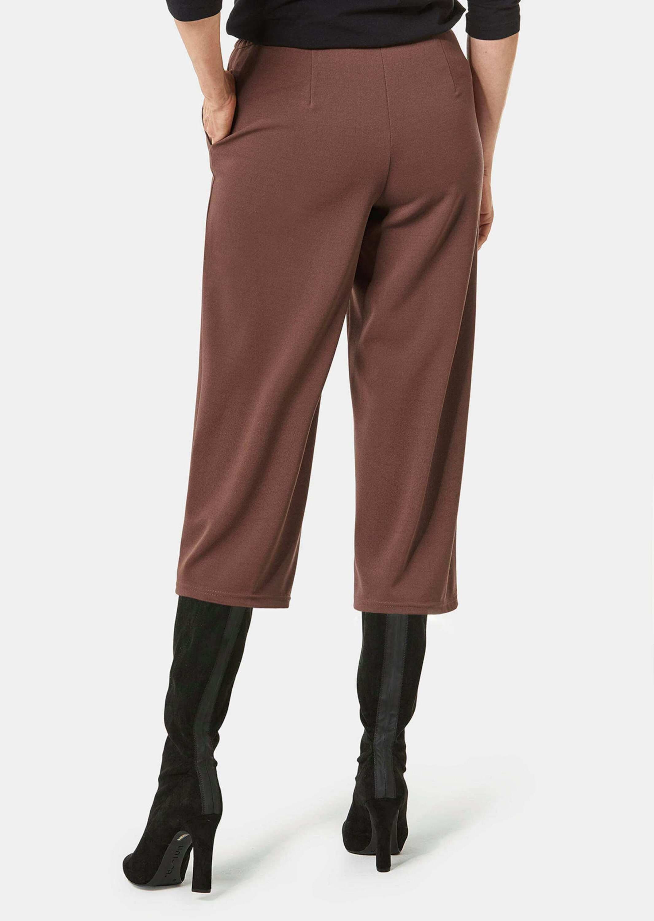 GOLDNER 2-in-1-Hose »Bequeme Culotte mit streckender Biese«