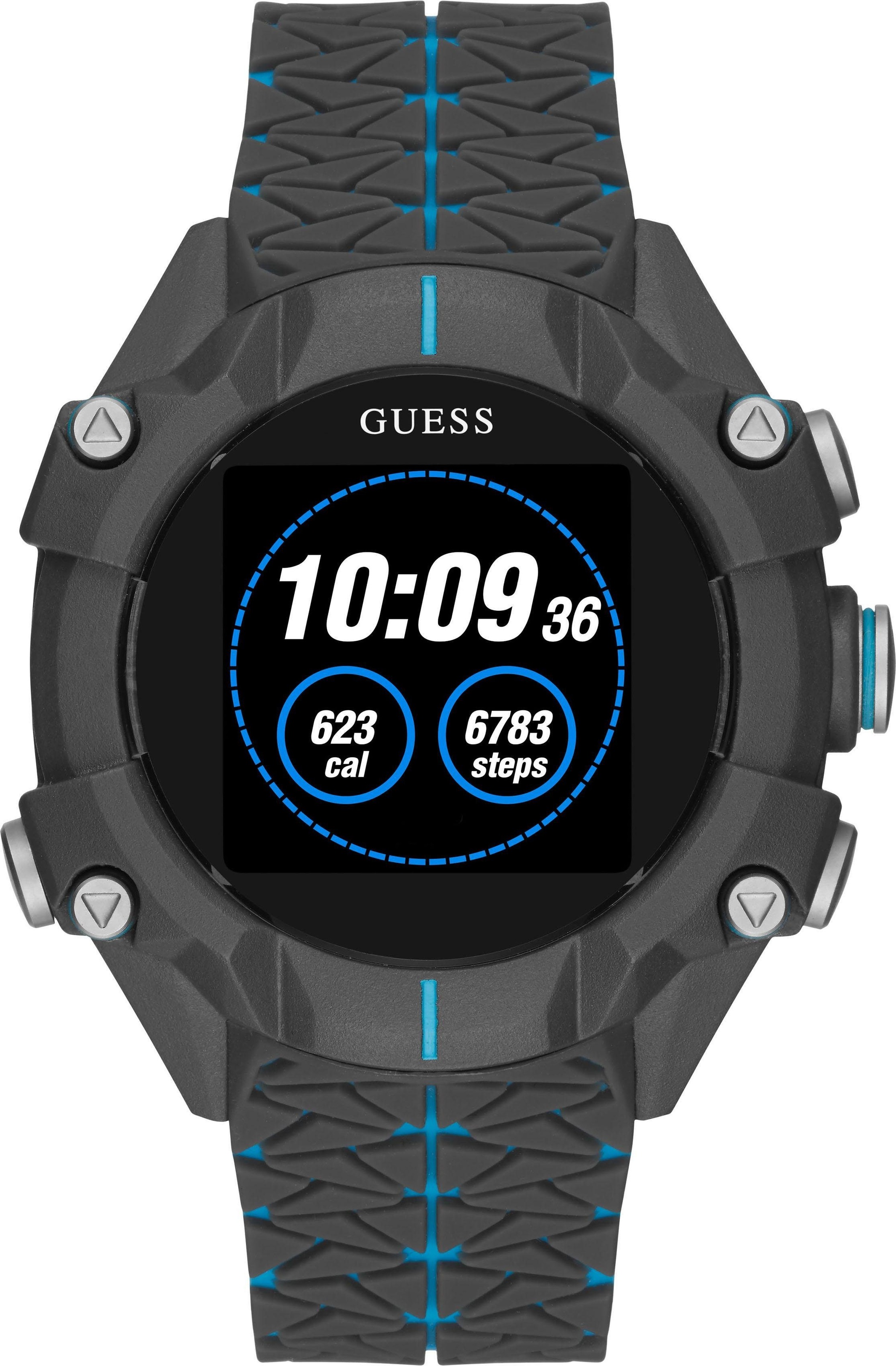 GUESS CONNECT Smartwatch »REX, C3001G3«, ( Wear OS by Google )
