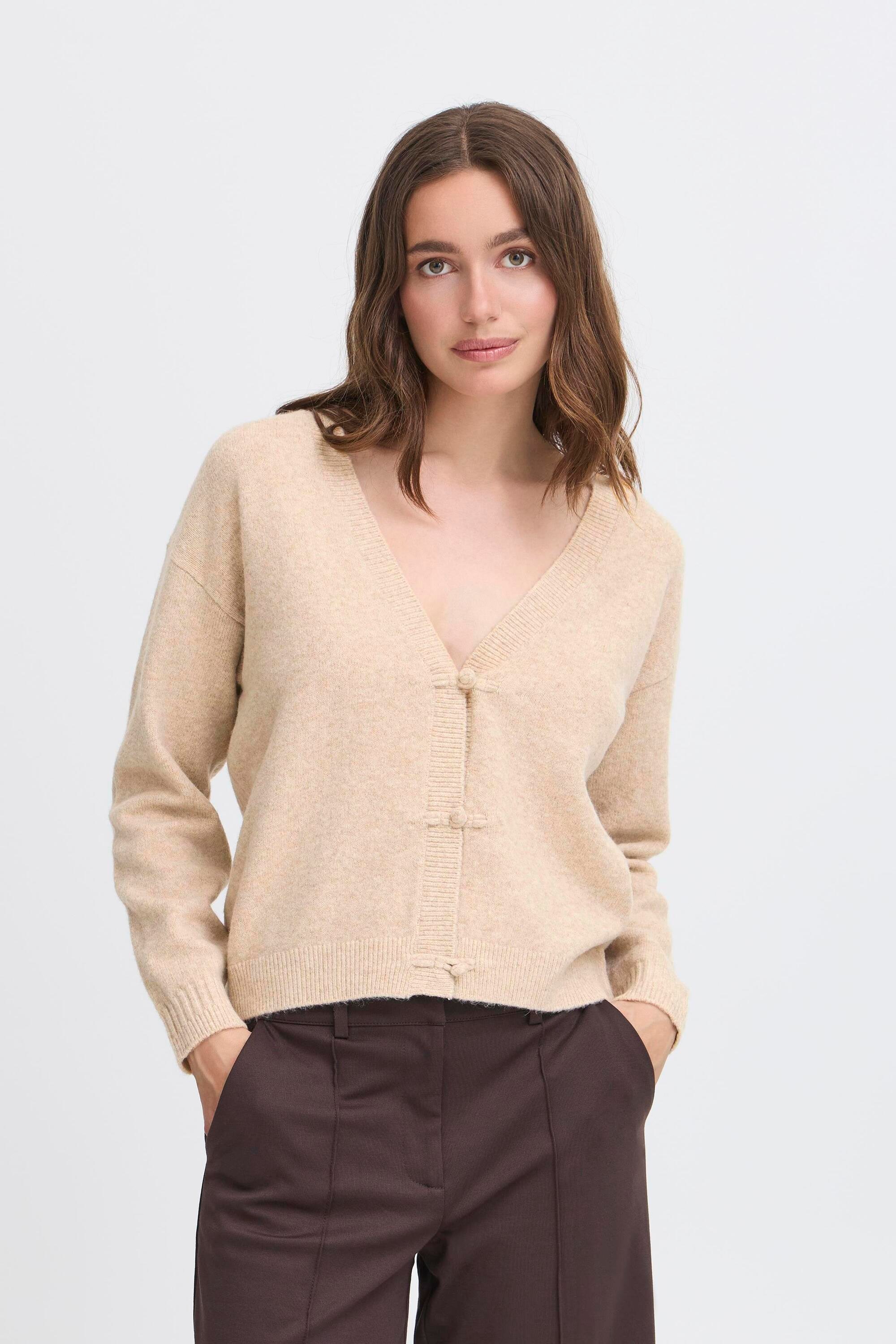 Ichi Strickjacke »Damen Langarm IHDASILA«